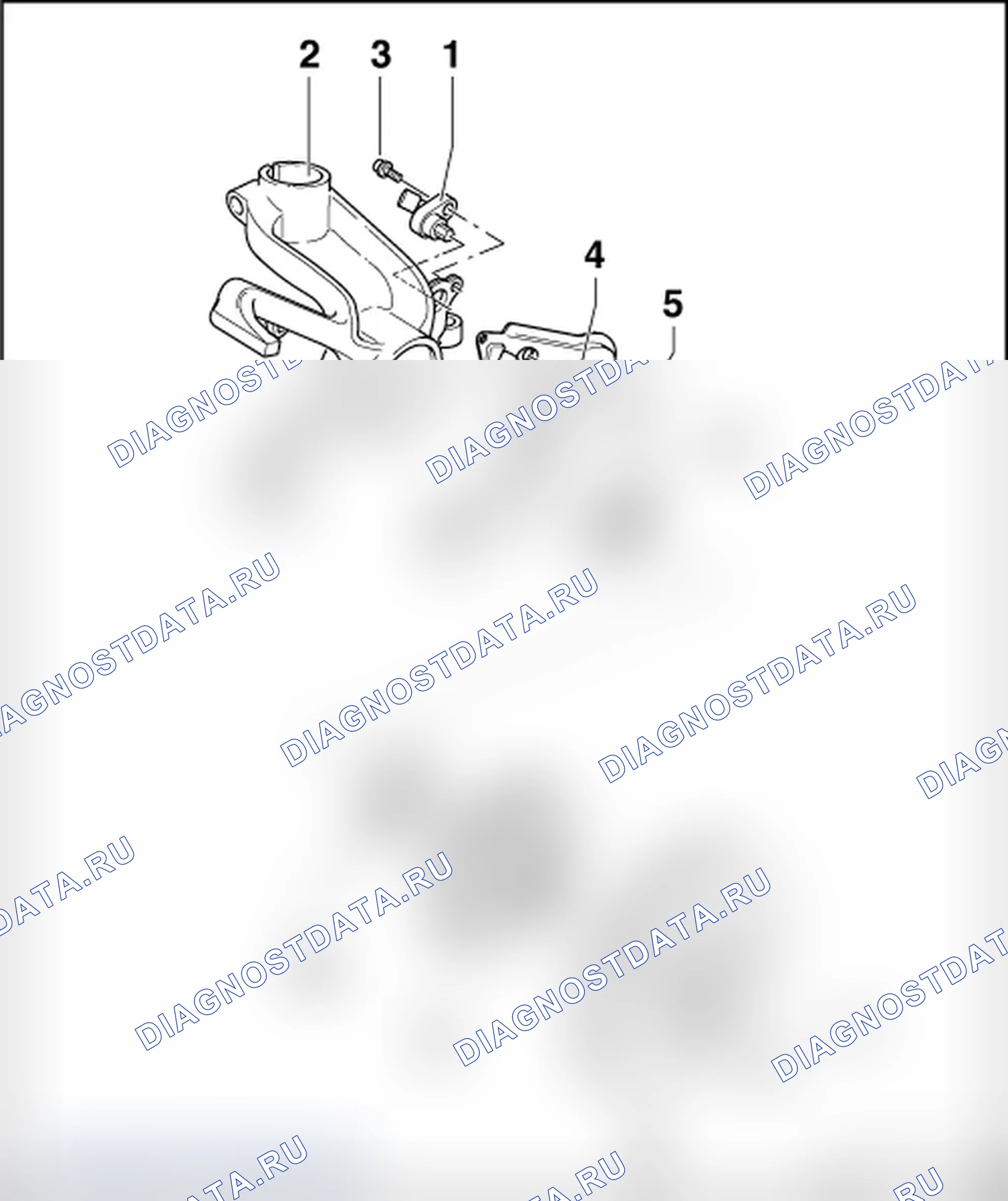 Рис. 42: ОБЗОР КОМПОНЕНТОВ ABS, ПЕРЕДНЯЯ ОСЬ. Volkswagen New Beetle A4