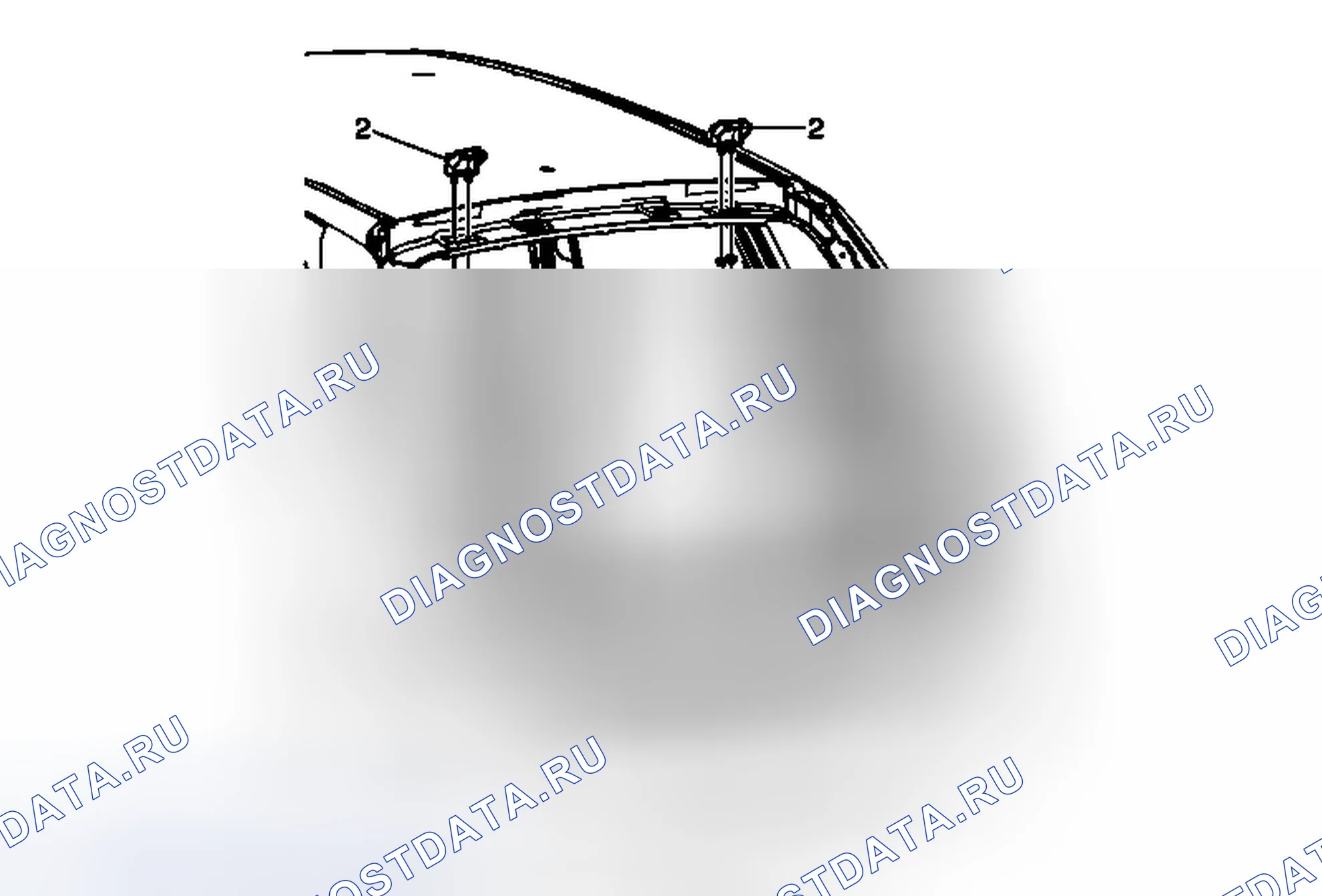 Рис. 84: Замена шарнира дверь багажника. Chevrolet Captiva I рестайлинг 2
