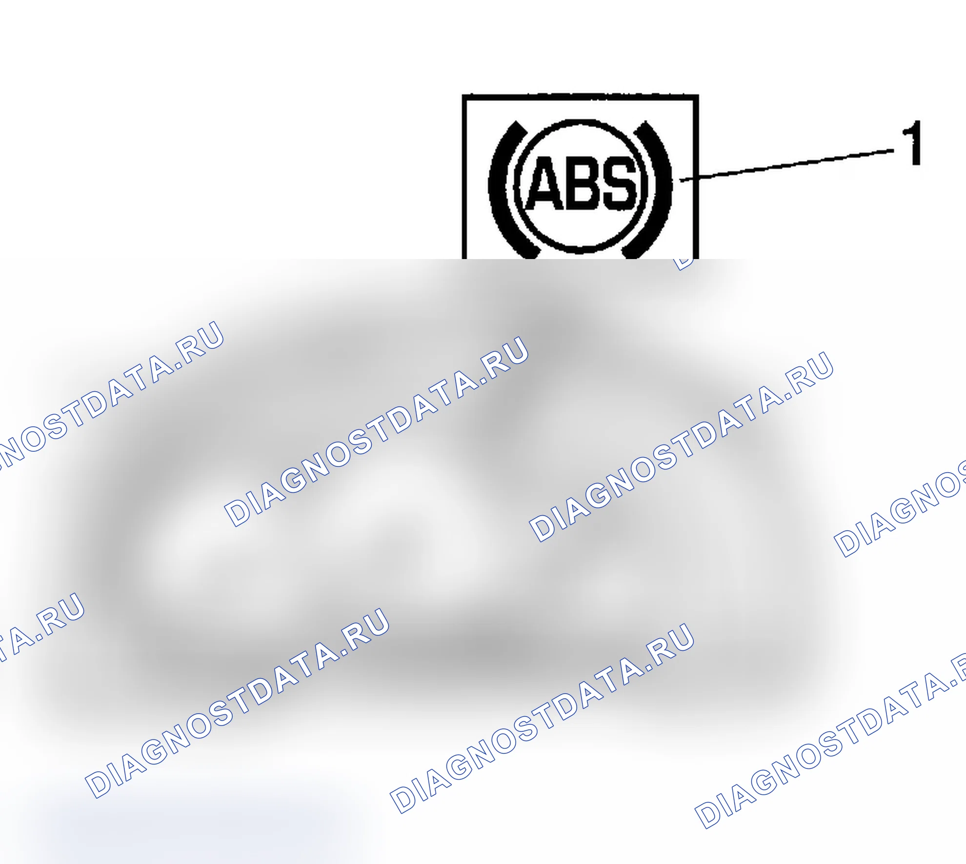 Рис. 191: Проверка предупреждающей лампы ABS. Suzuki Grand Vitara I рестайлинг