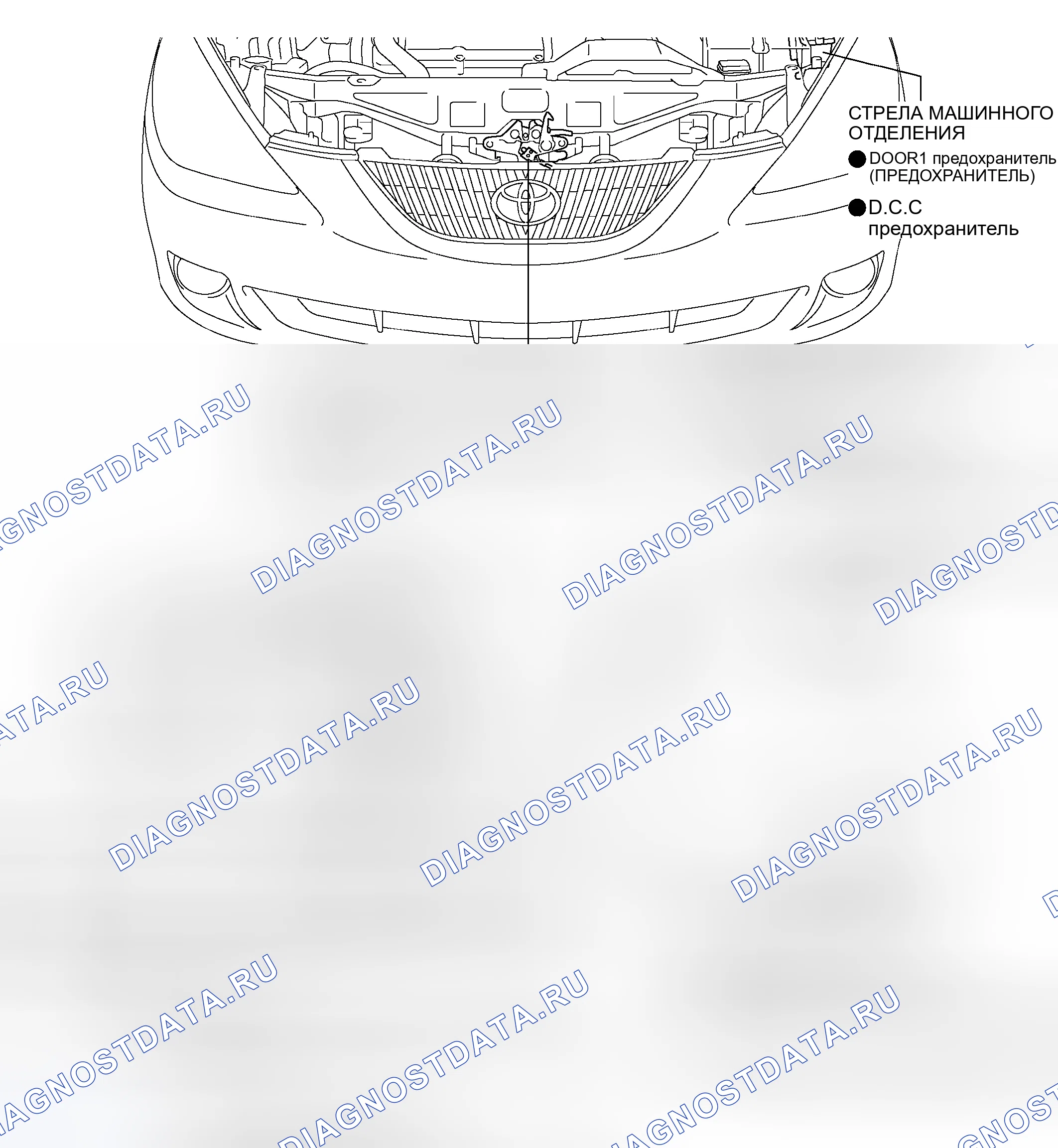 Рис. 133: РАСПОЛОЖЕНИЕ ДЕТАЛЕЙ. Toyota Camry Solara II