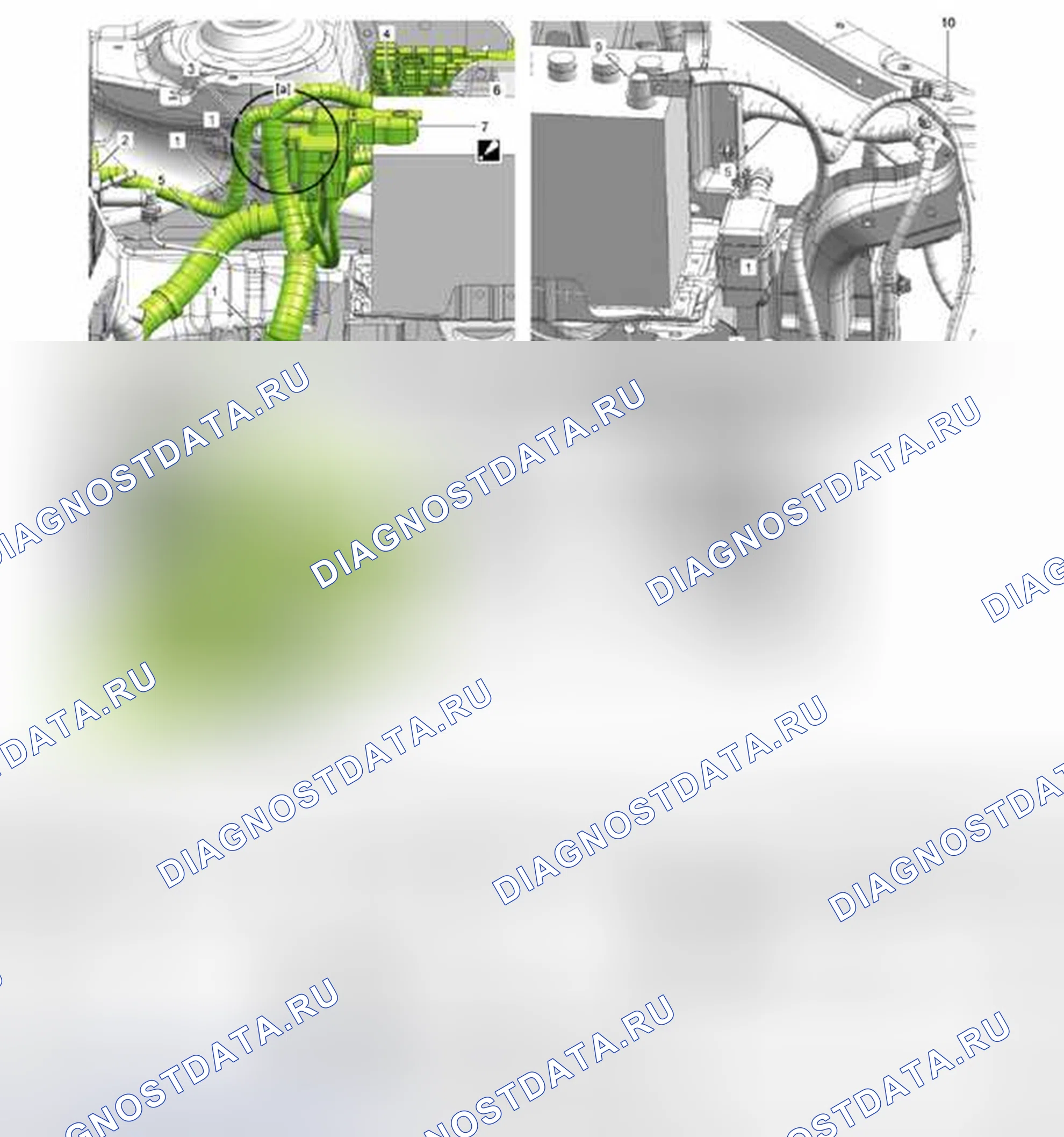 Рис. 124: Вокруг батареи. Suzuki SX4 I рестайлинг