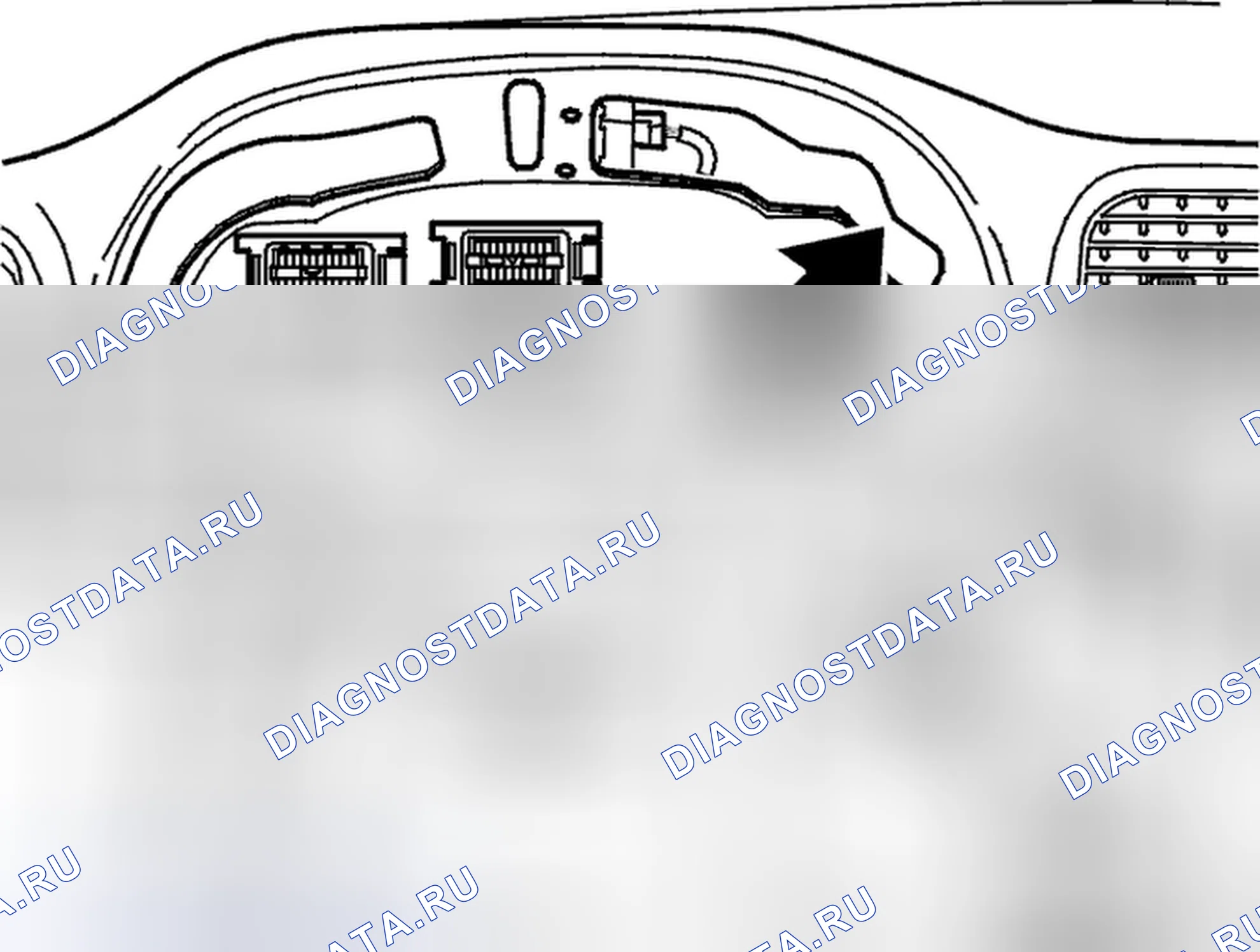 Рис. 91: Снятие антенны GPS. Volvo S40 I рестайлинг
