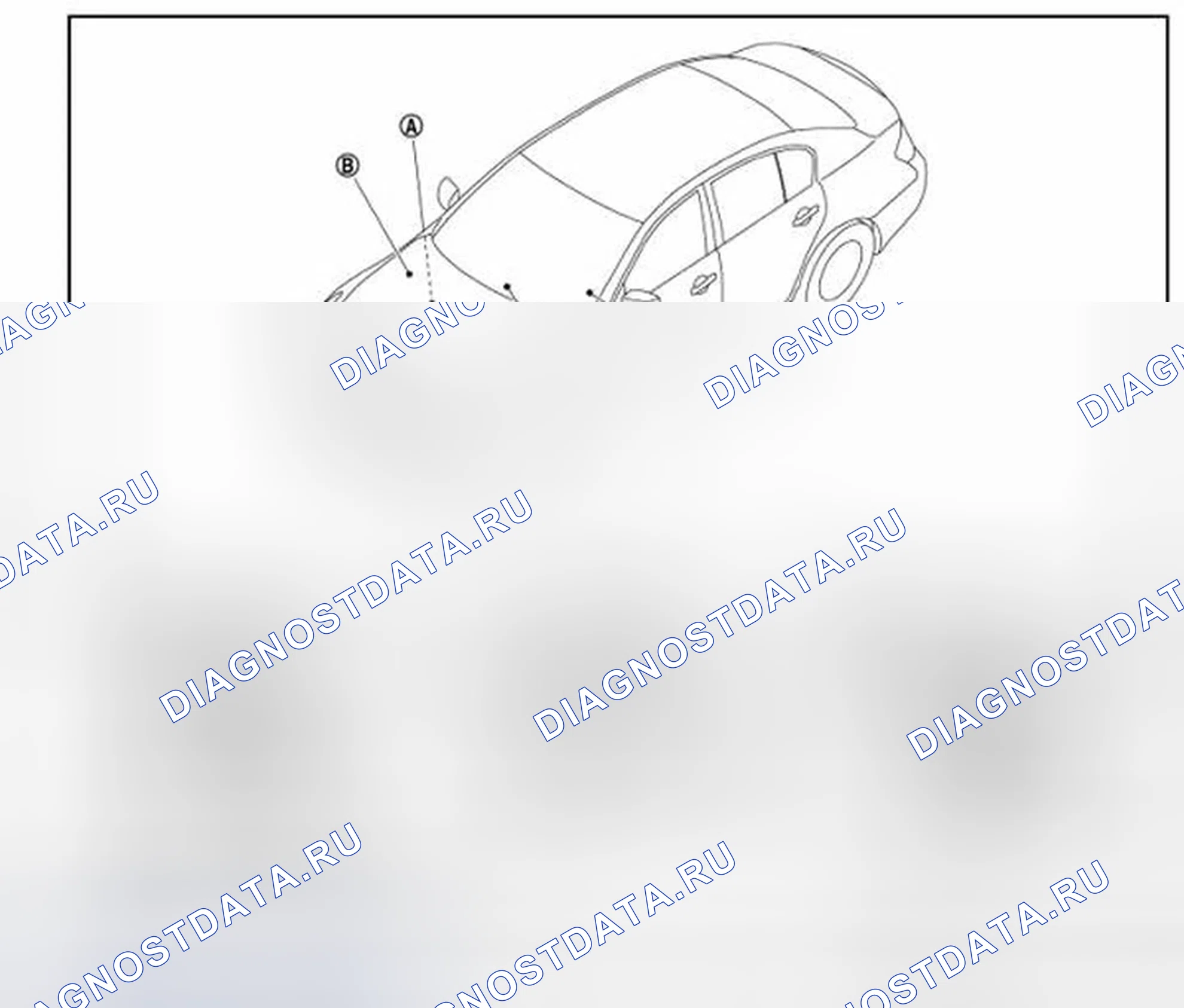 Рис. 83: Расположение компонентов. Infiniti G25 IV рестайлинг