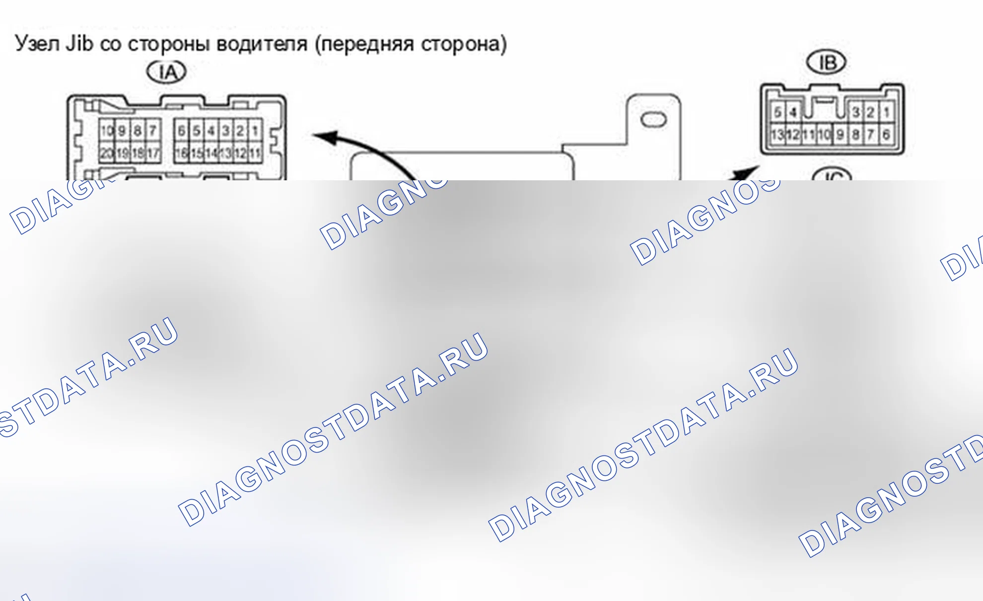 Рис. 78: КЛЕММЫ ЭБУ. Honda Accord VI
