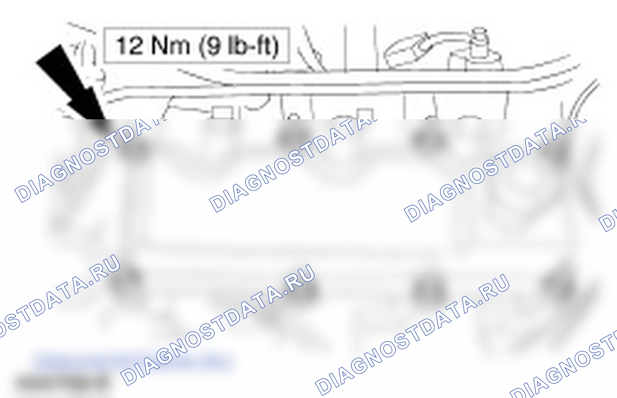 Ремонт Крышка клапана лев. на автомобиле. Ford Windstar I