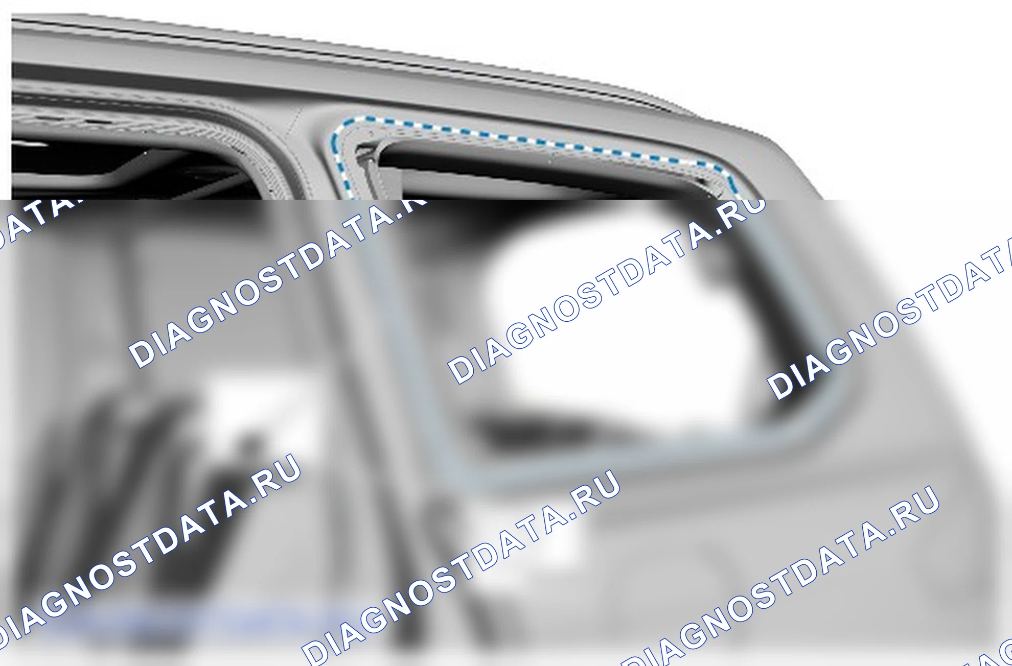 Как снять и установить стекло окна задней боковой части кузова. Ford Galaxy III