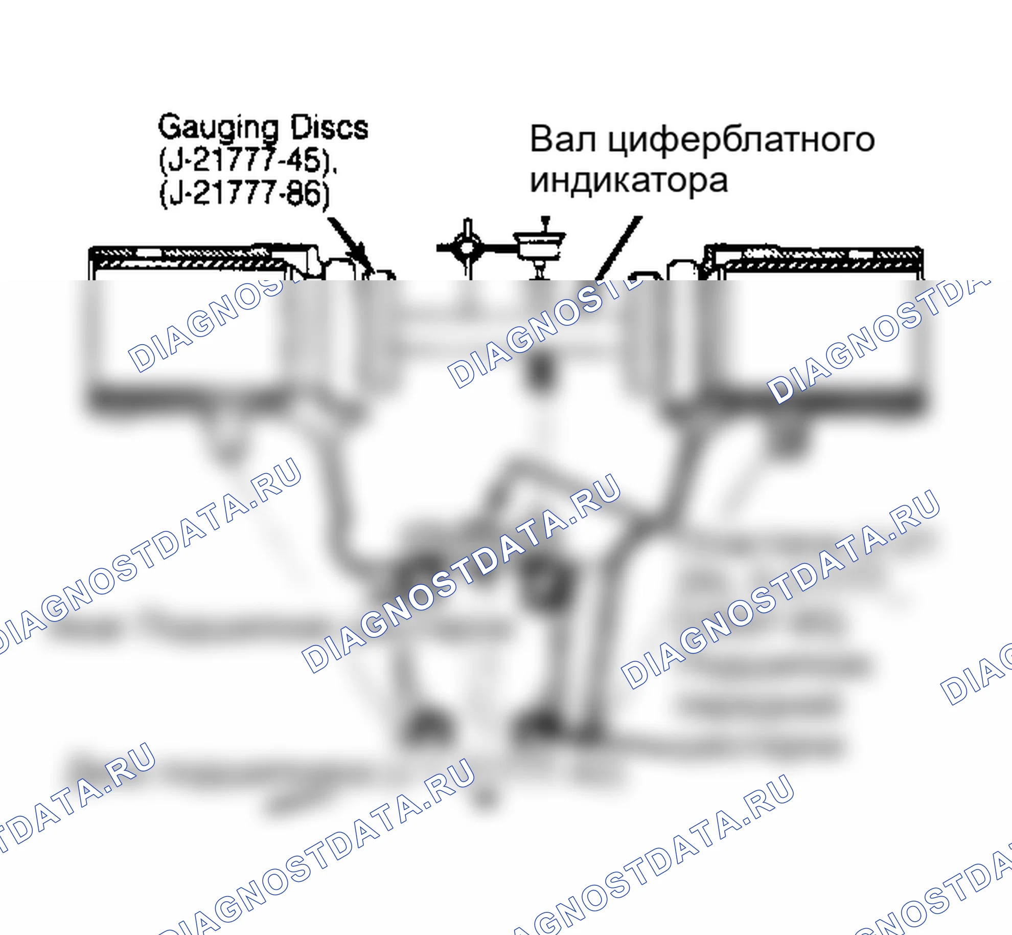 Рис. 26: ГЛУБИНА ВЕДУЩЕЙ ШЕСТЕРНИ. GMC Suburban K2500 