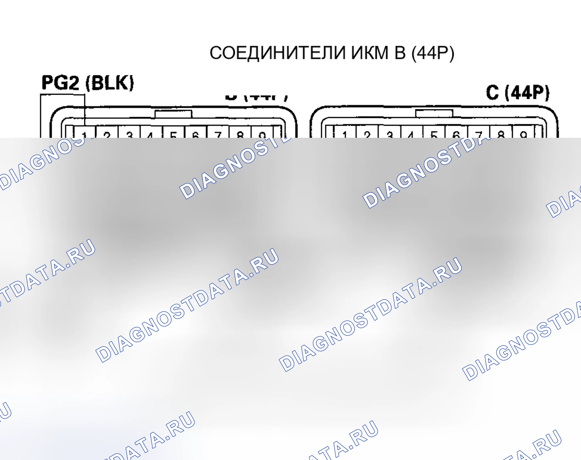Рис. 502: расшифровка кода ошибки P0722: Проблема в цепи датчика скорости выходного вала (промежуточного вала) (без ввода сигнала). Honda Odyssey I