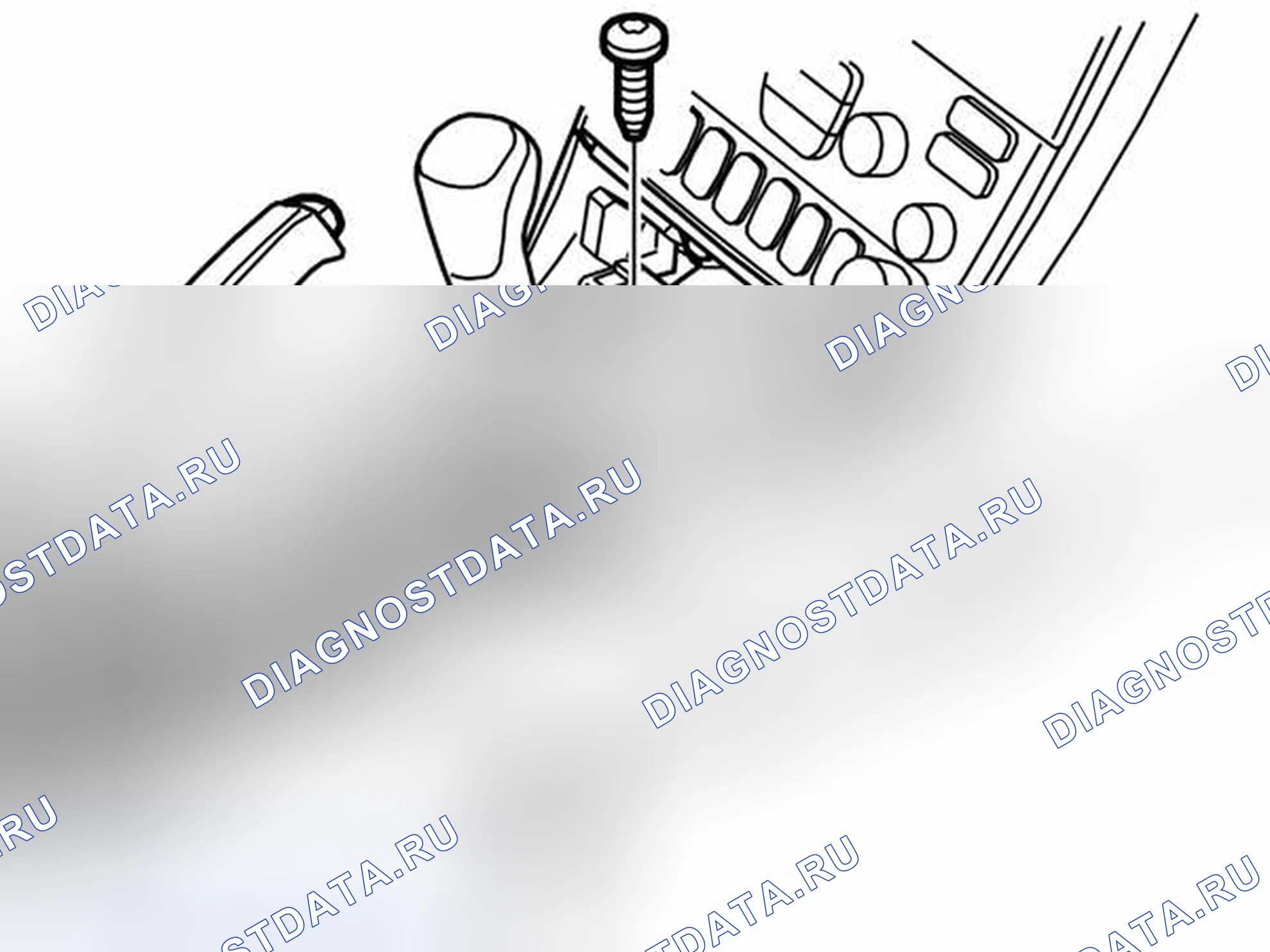 Рис. 42: Удаление рукоятки (применимо только к V70XC). Volvo V70 II