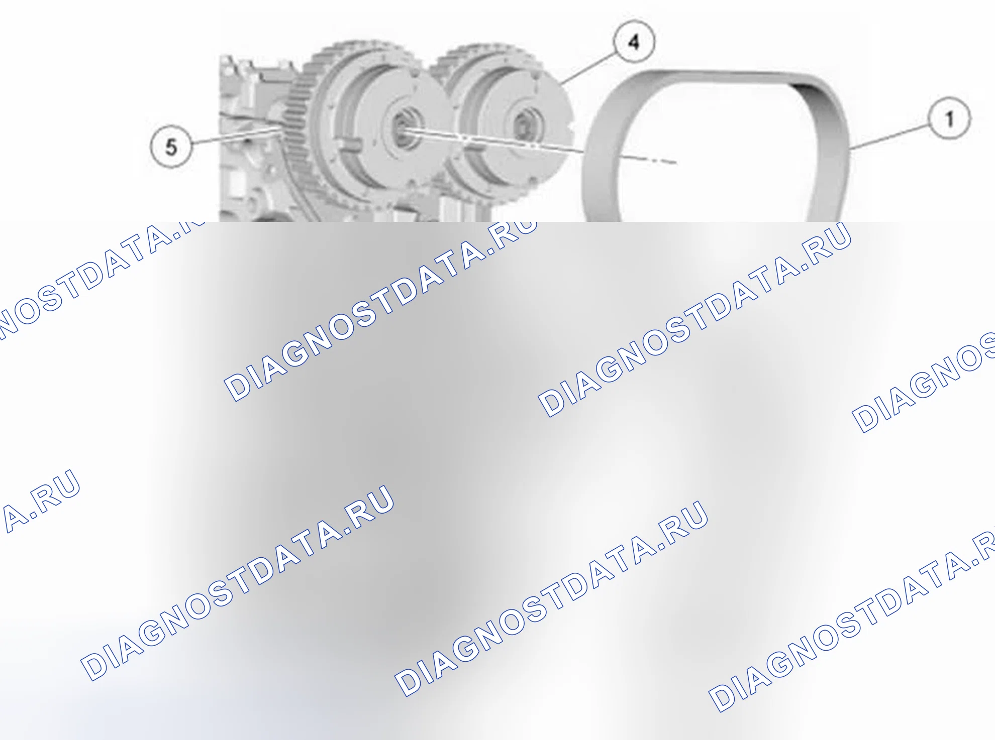 Рис. 167: Привод синхронизации. Ford Fiesta Mk6