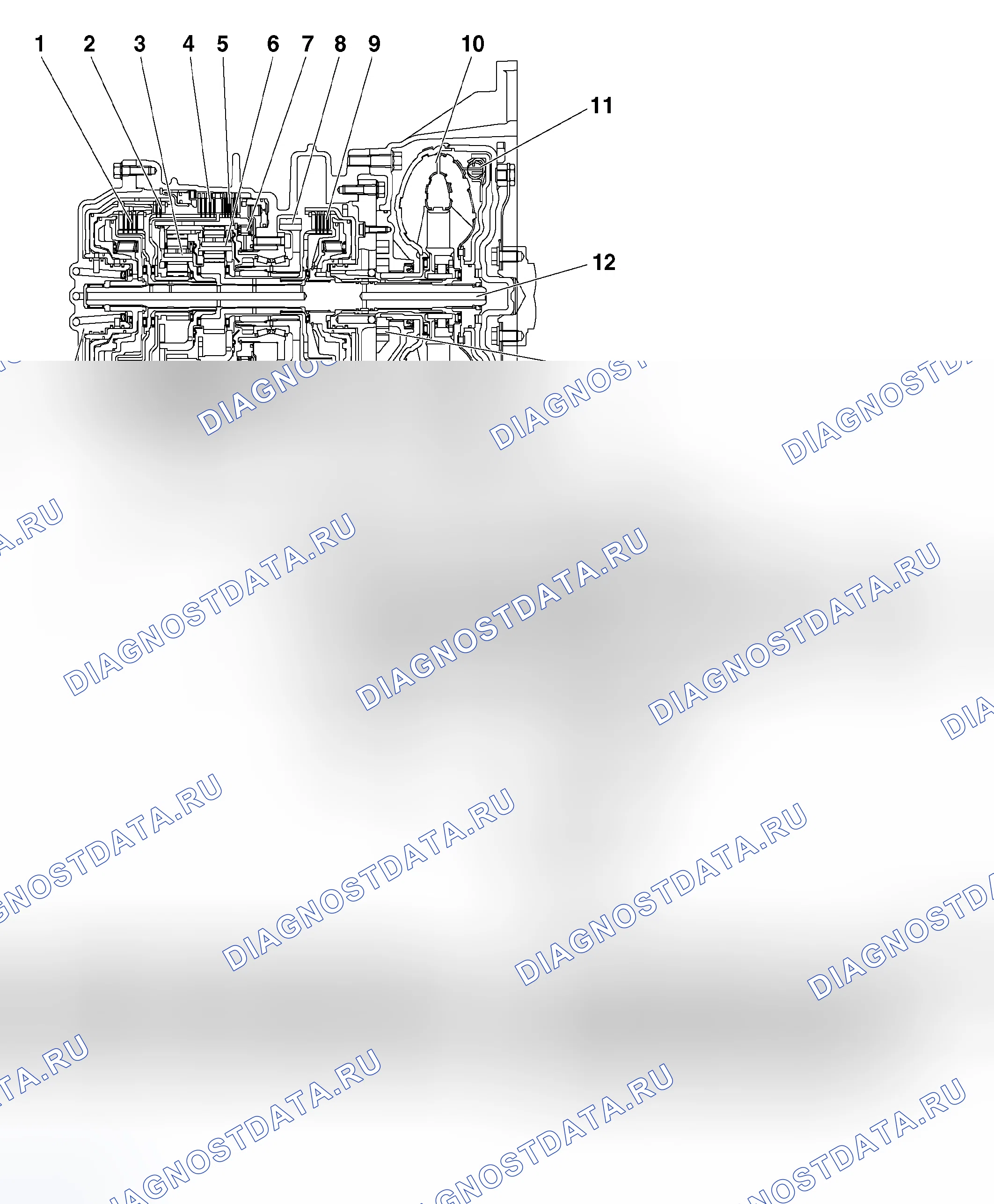 Рис. 256: РАЗРЕЗ < W4a5a >. Mitsubishi Endeavor I