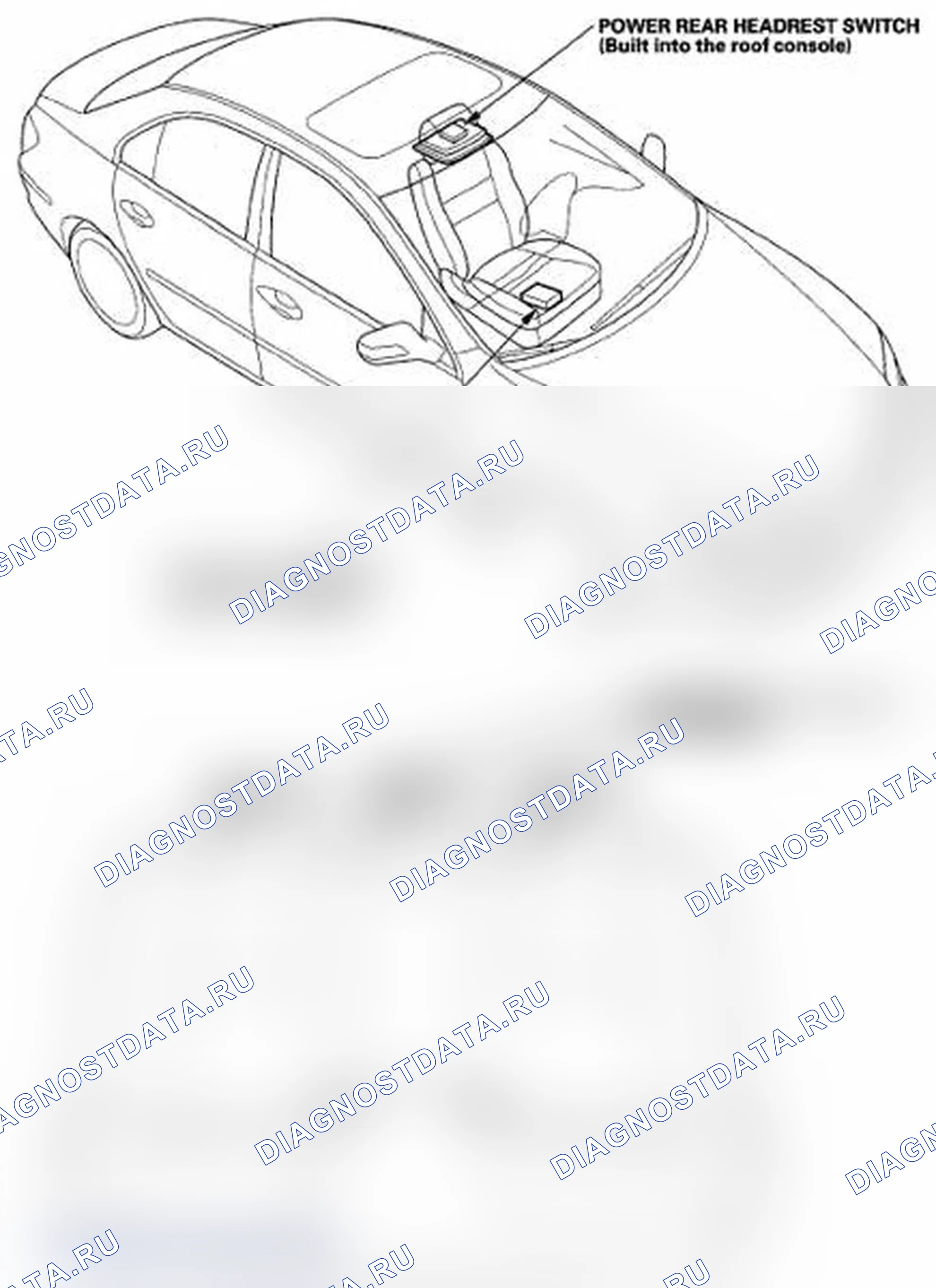 Рис. 84: Указатель расположения компонентов. Acura RL II