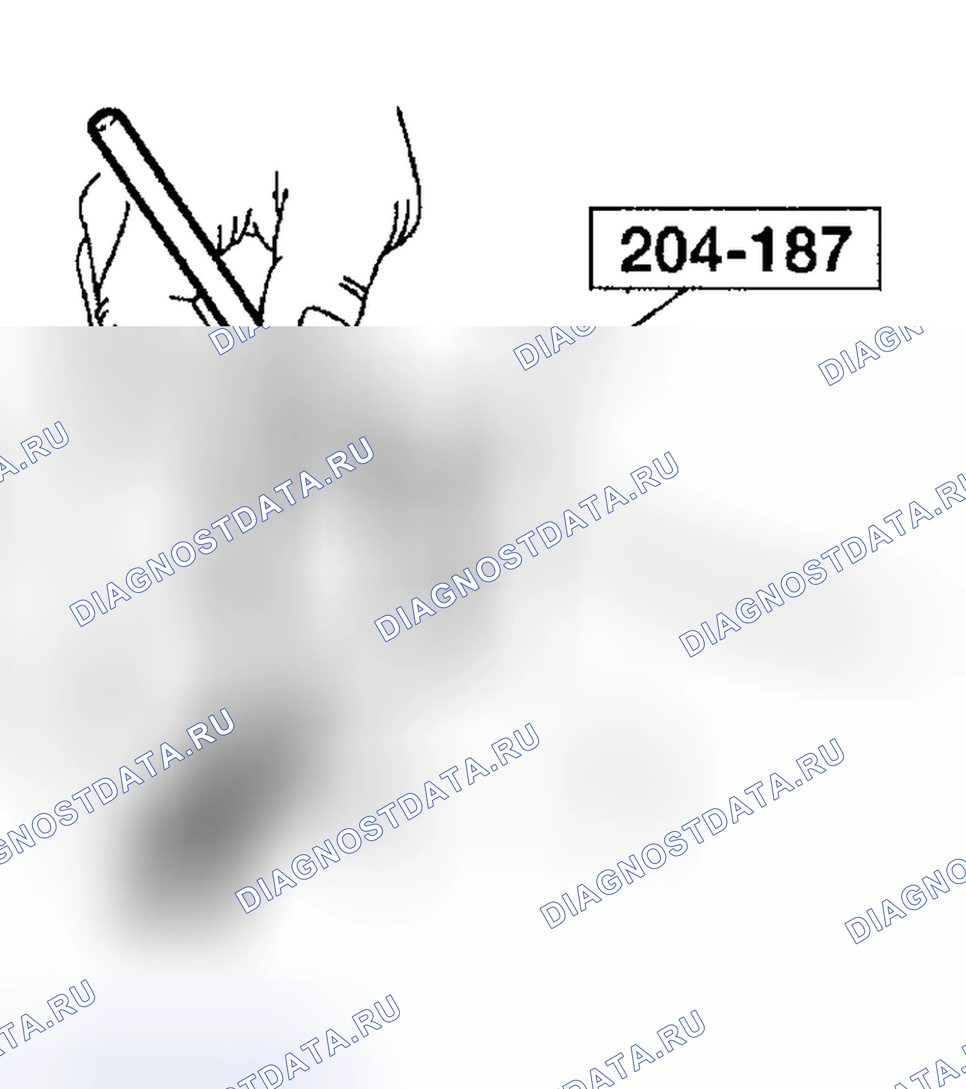 Рис. 249: Пункты 5 и 8: Снятие изоляционной втулки узла передней оси Примечание. Hyundai ix20 I рестайлинг