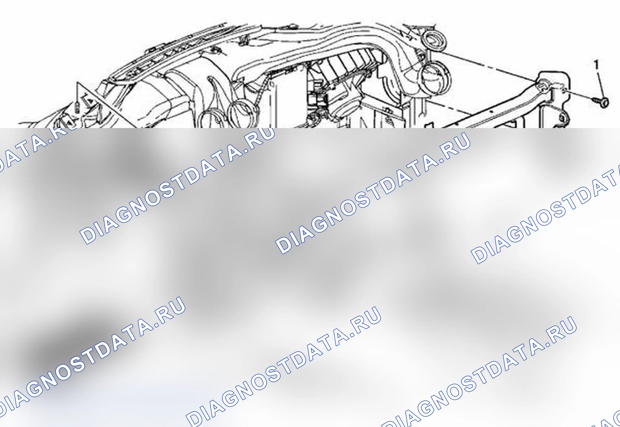 Рис. 59: Замена соединительной планки приборной панели (солнцестояние). Pontiac Solstice I final