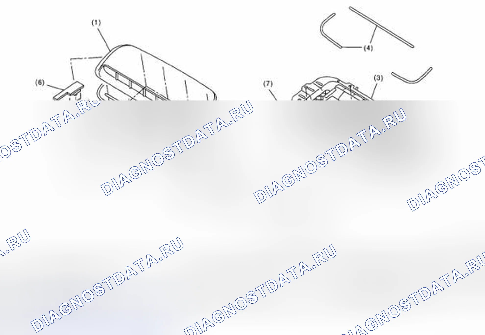 Рис. 17: РЕШЕТКА ПЕРЕДНЕГО КАПОТА. Subaru Impreza GD/GC/GG рестайлинг 2