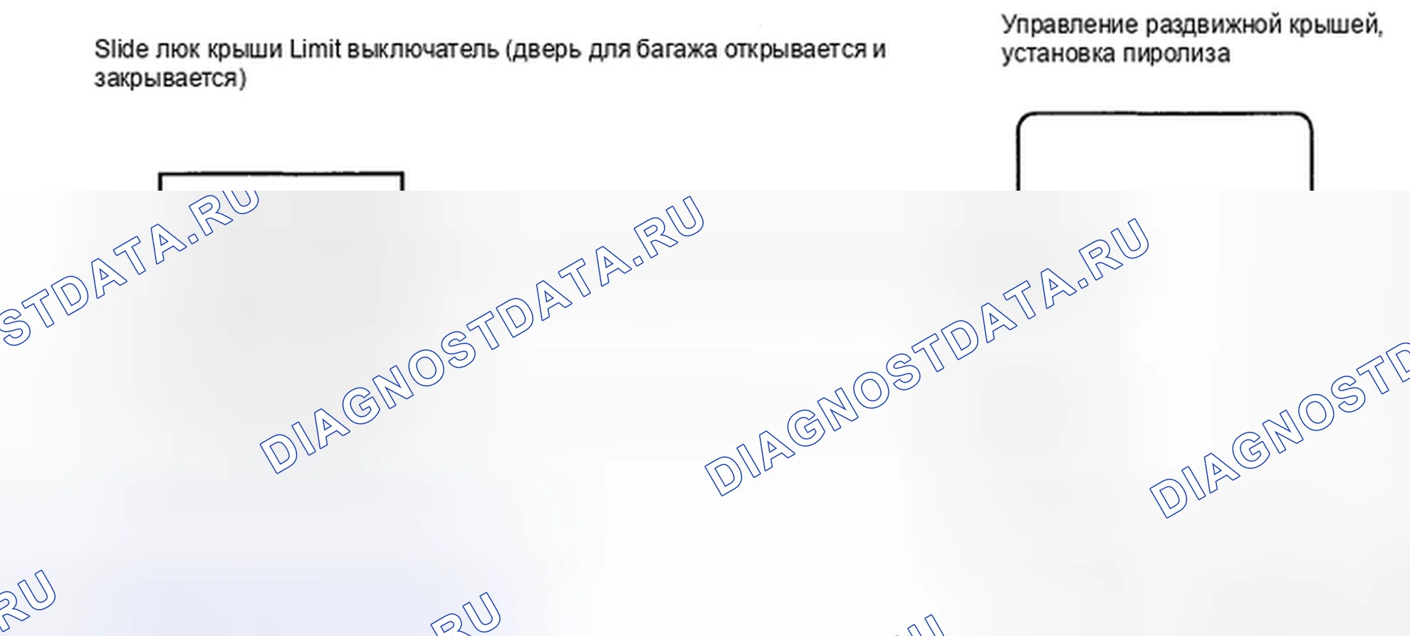 Рис. 92: Неисправность переключателя закрытия багажной двери - электросхема. Honda CR-V VI