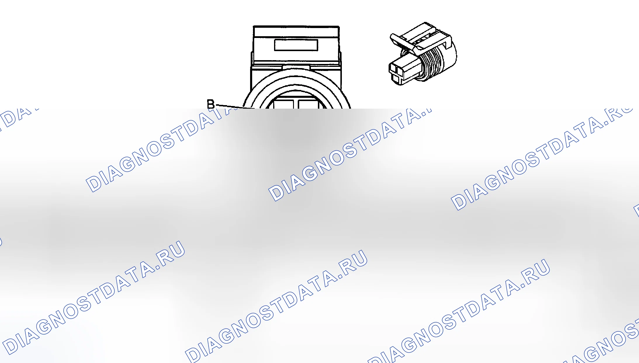 Рис. 1: ИДЕНТИФИКАЦИЯ СОЕДИНИТЕЛЯ. Buick Regal IV