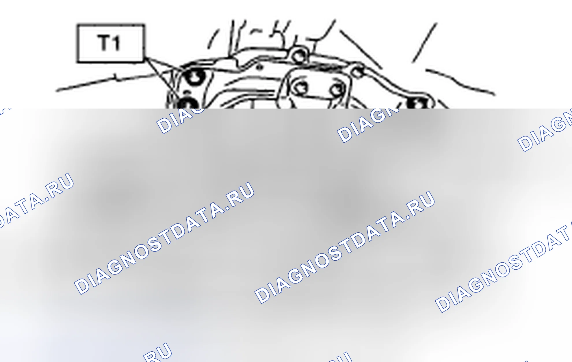 Рис. 66: ПОПЕРЕЧИНА И РЕЗИНОВАЯ ПРОКЛАДКА. Subaru Legacy BL/BP рестайлинг