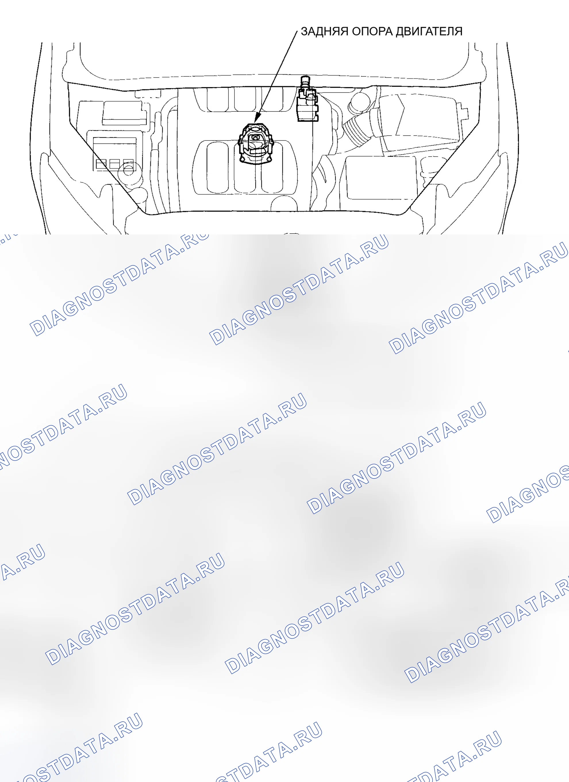 Рис. 484: Указатель расположения компонентов. Honda Odyssey I