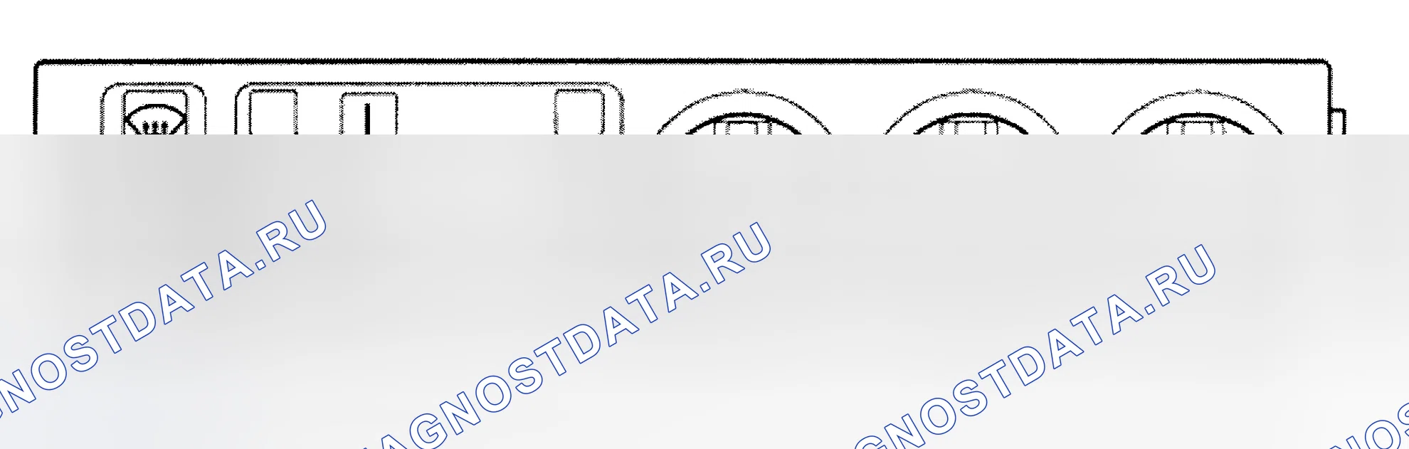 Рис. 9: Рычаги распределения воздуха. BMW M5 E34