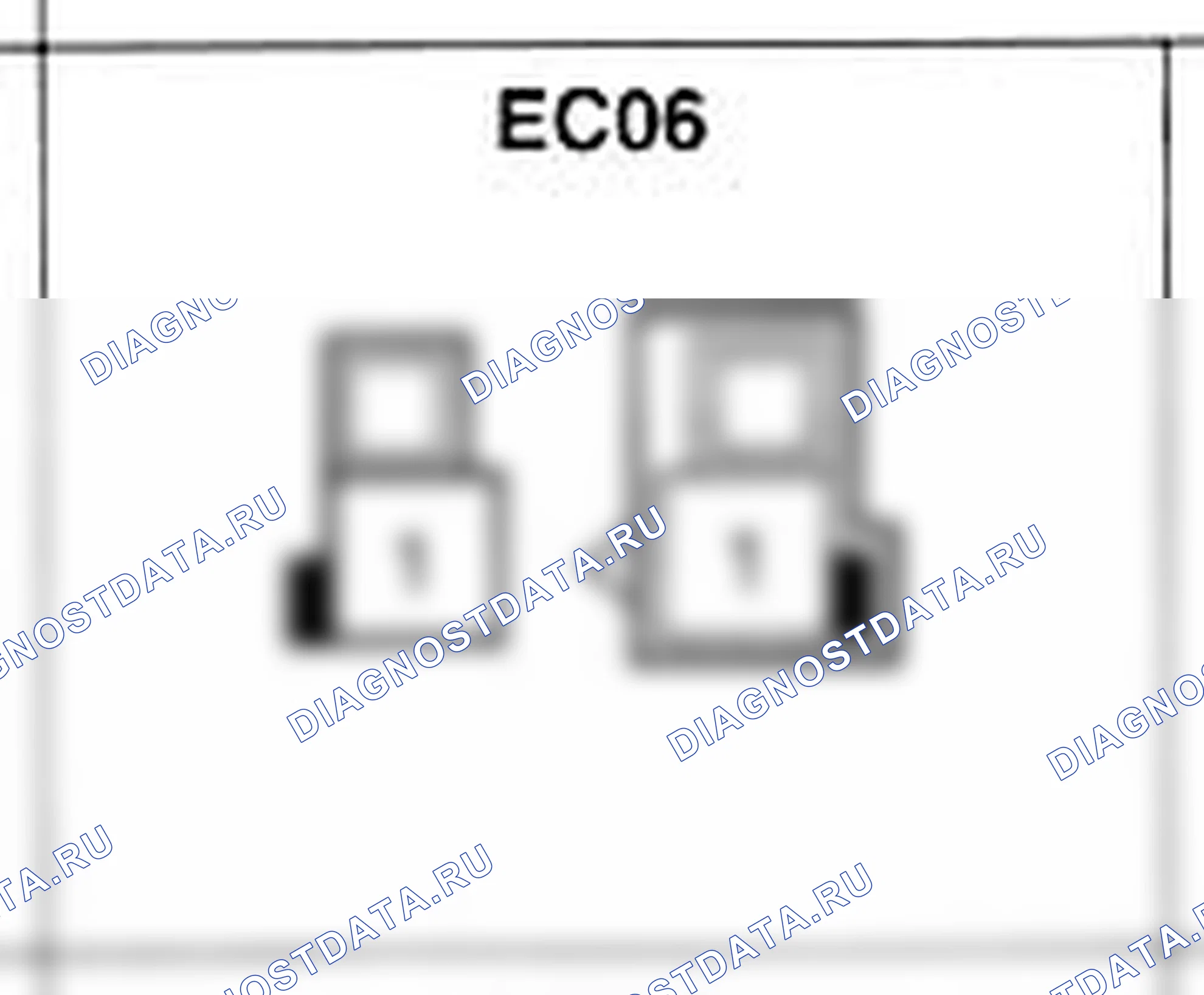 Распиновка разъёма EC06 — жгута двигателя. Hyundai H-1 A1