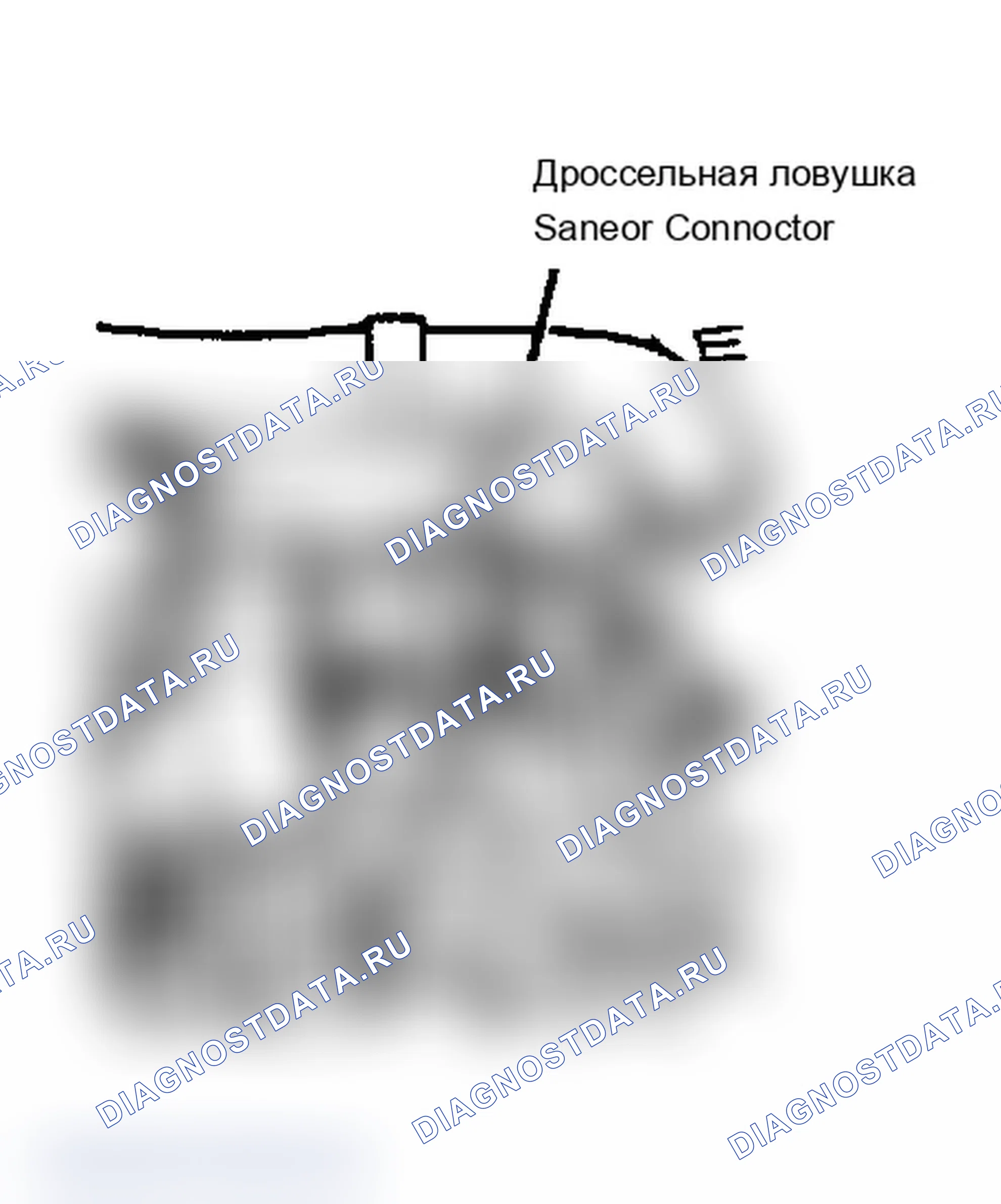 Рис. 182: ПРОВЕРКА DR-7 - ЦЕПЬ ДАТЧИКА ПОЛОЖЕНИЯ ДРОССЕЛЬНОЙ ЗАСЛОНКИ (КОД 24). Plymouth Grand Voyager I