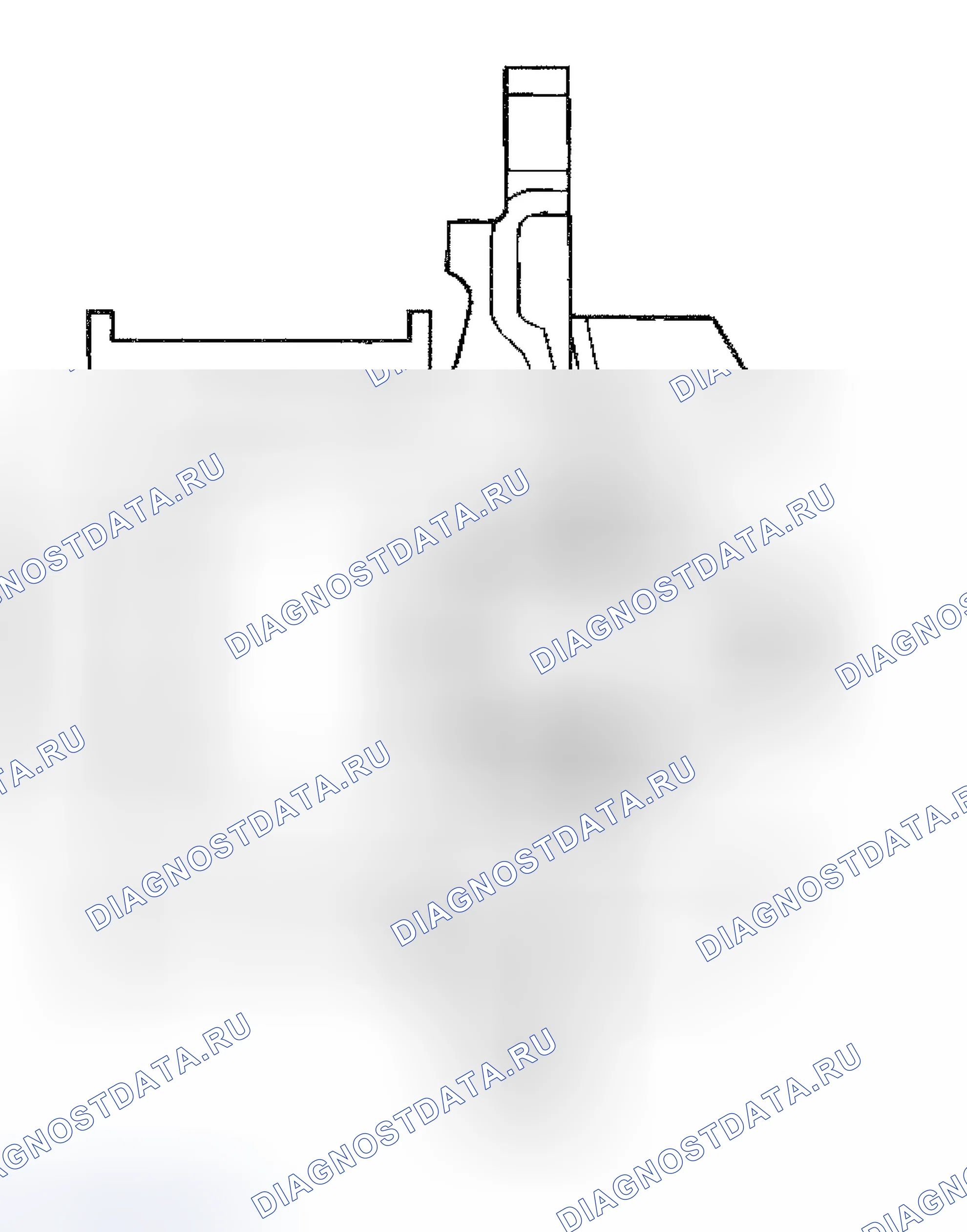 Рис. 12: ВОДЯНОЙ НАСОС. Isuzu Axiom I
