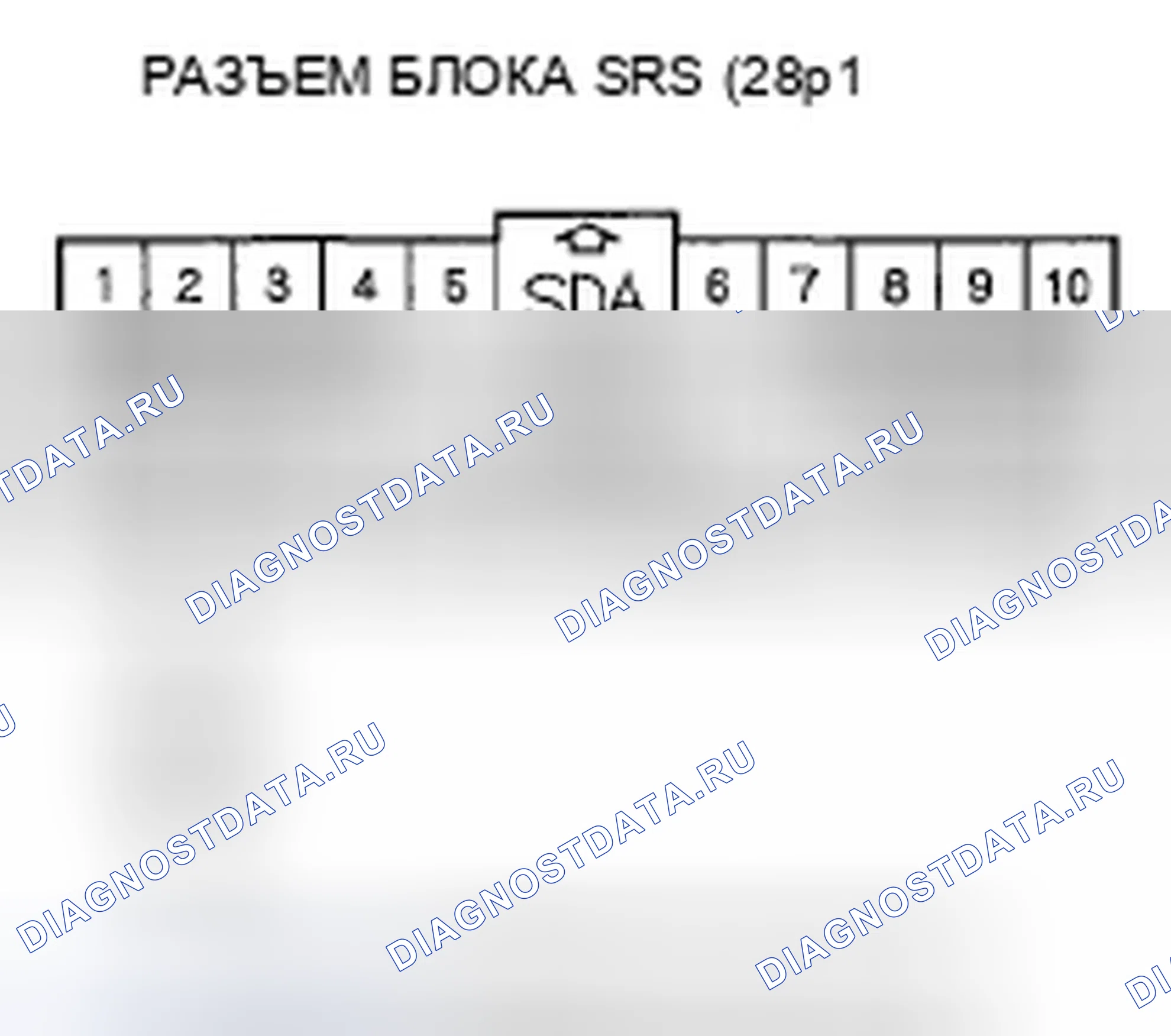 Рис. 274: расшифровка кода ошибки A2-1x (" x " может быть от 0 до 9 или от A до F): Неисправный источник питания (линия Vb). Honda Pilot I рестайлинг
