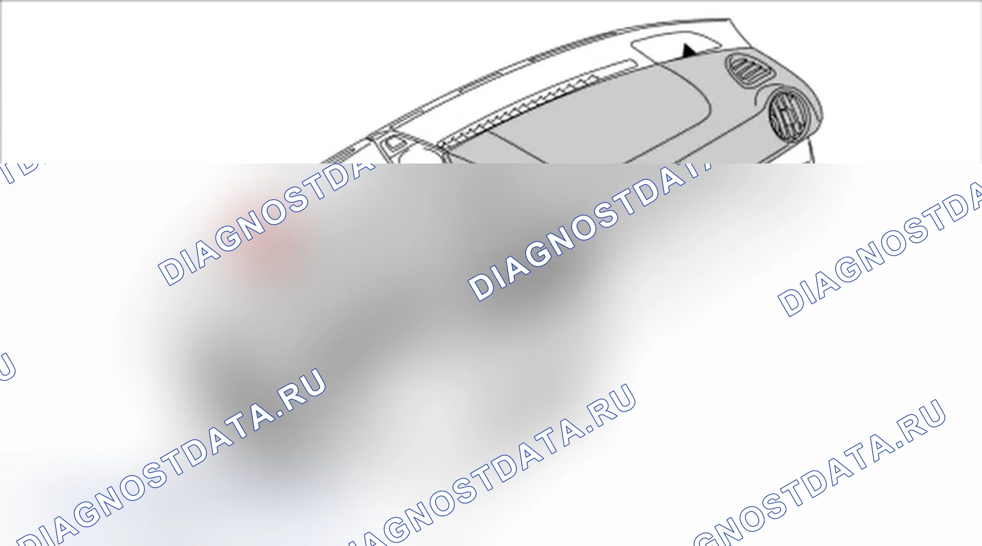 Рис. 69: Снятие промежуточной детали для крышки размораживателя. Porsche Boxster S 987