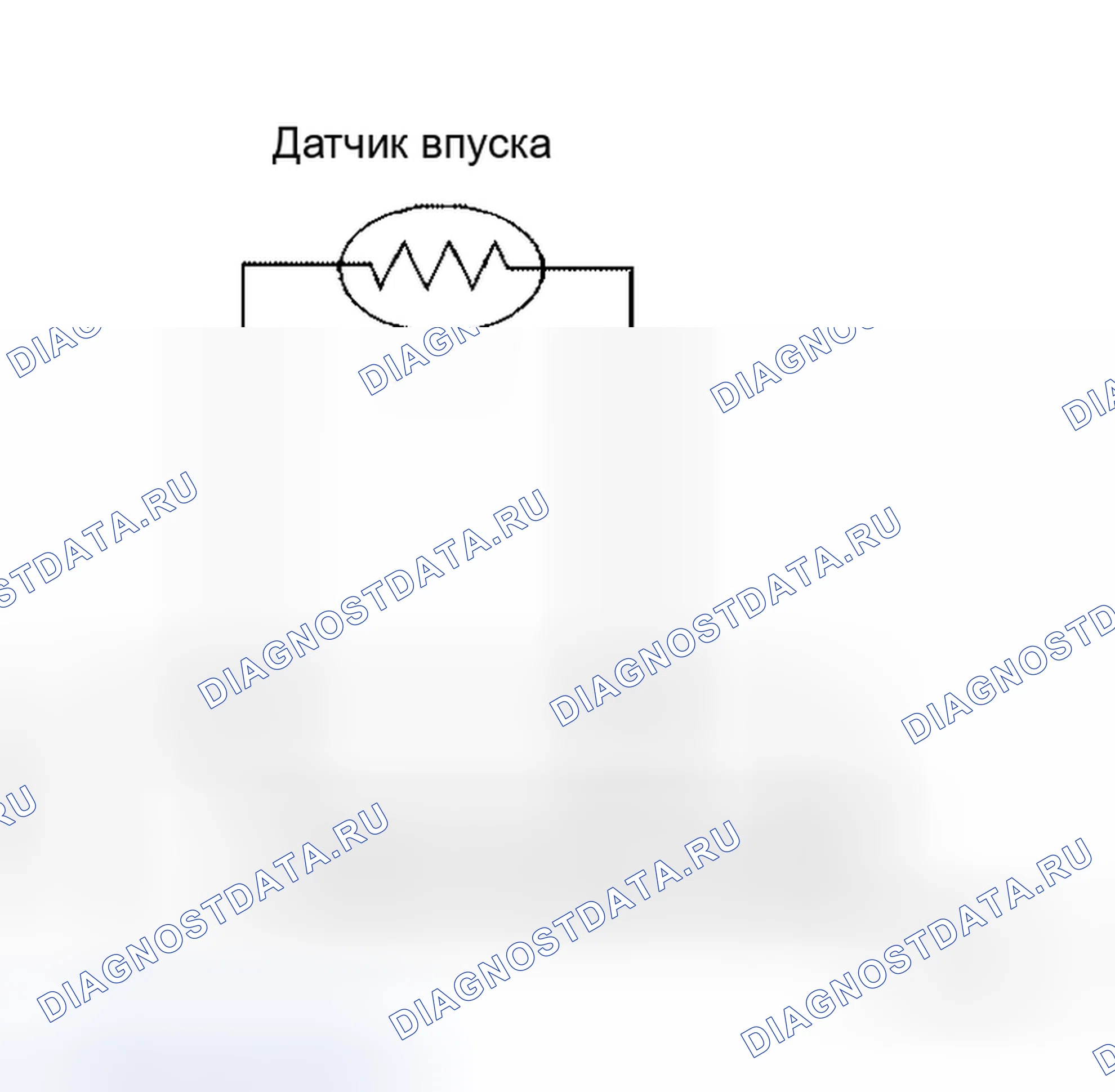 Рис. 40: ПРОЦЕДУРА ДИАГНОСТИКИ ДАТЧИКА ВПУСКА. Honda Odyssey I
