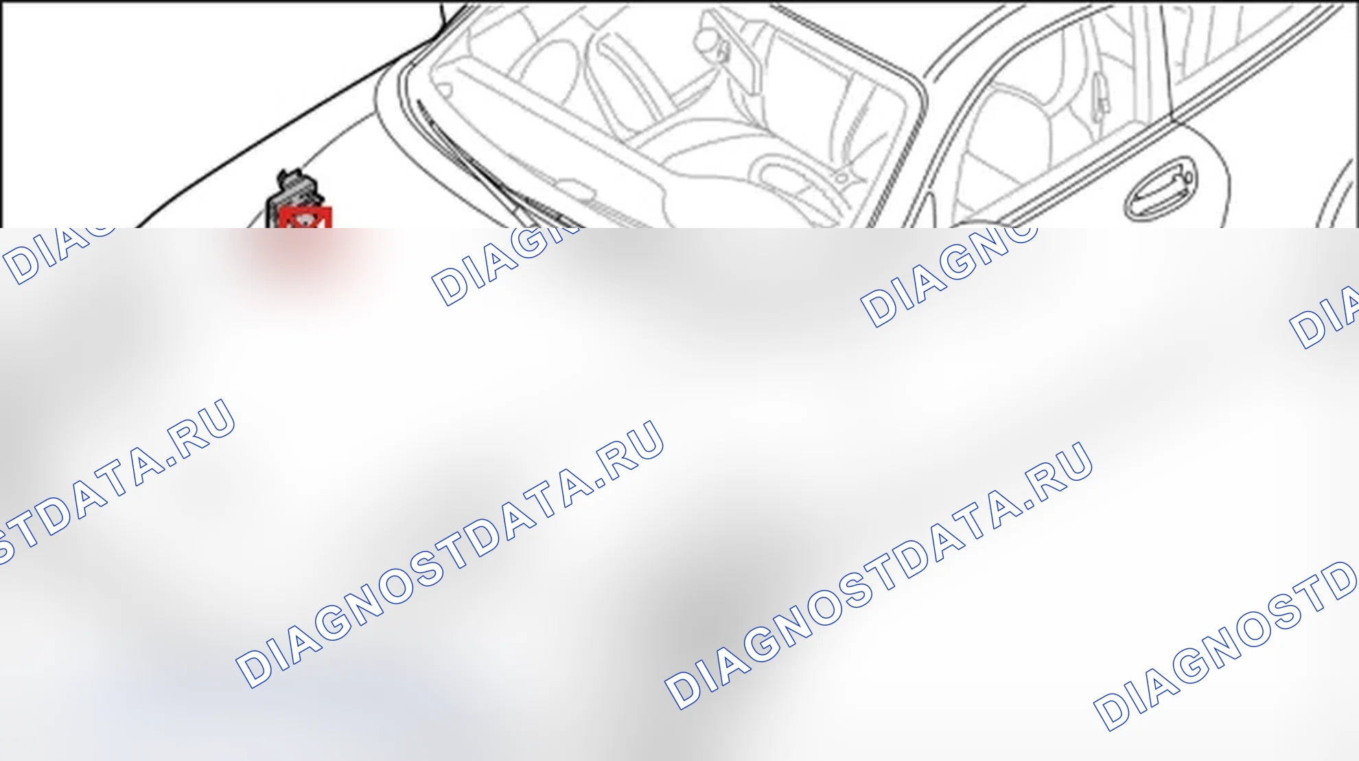 Рис. 57: Снятие переднего блока управления. Porsche 911 GT3 997