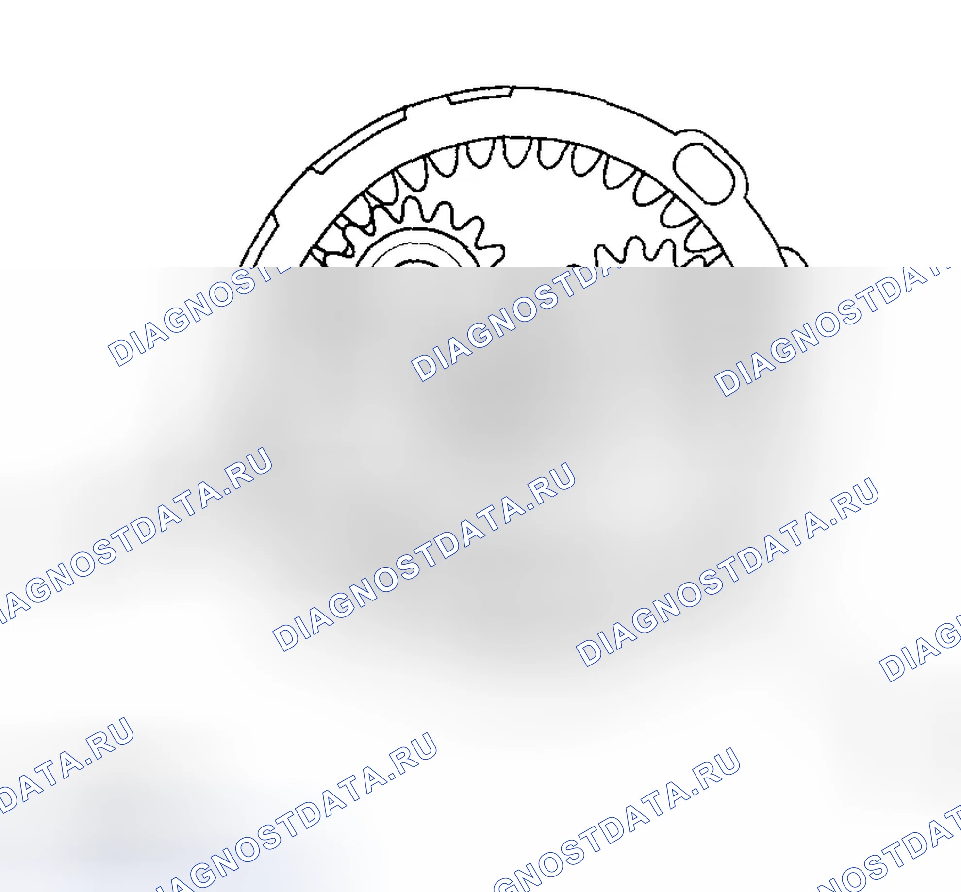 Рис. 32: Проверка планетарной передачи. Honda Element YH2