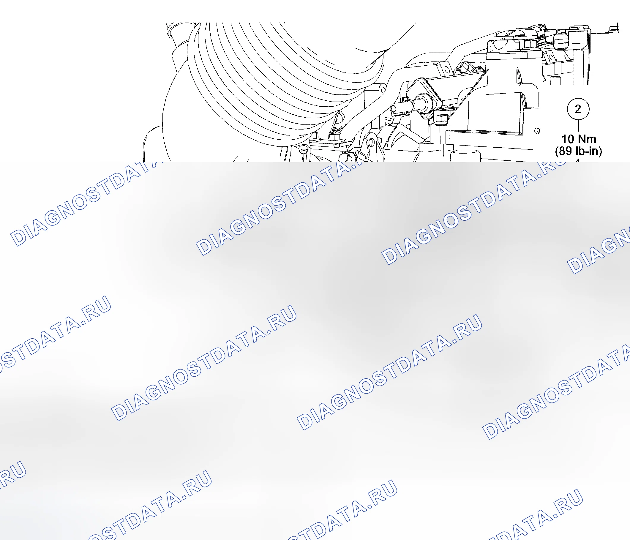 Рис. 7: Датчик положения дроссельной заслонки (Tp). Hyundai Matrix I