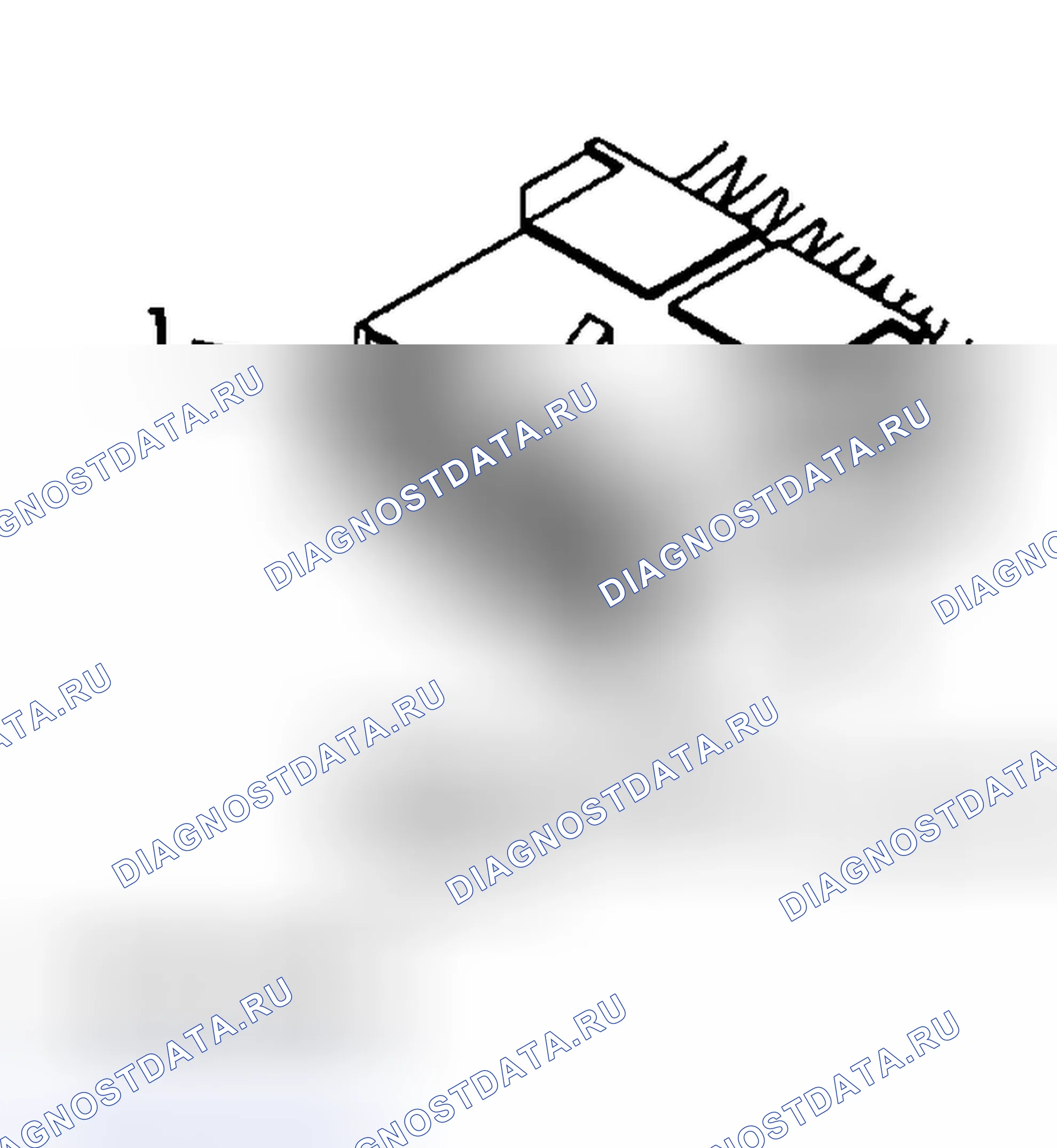 Рис. 23: Модуль подушек безопасности (13-ходовой разъем). Dodge Cab & Chassis R2500 AD pre