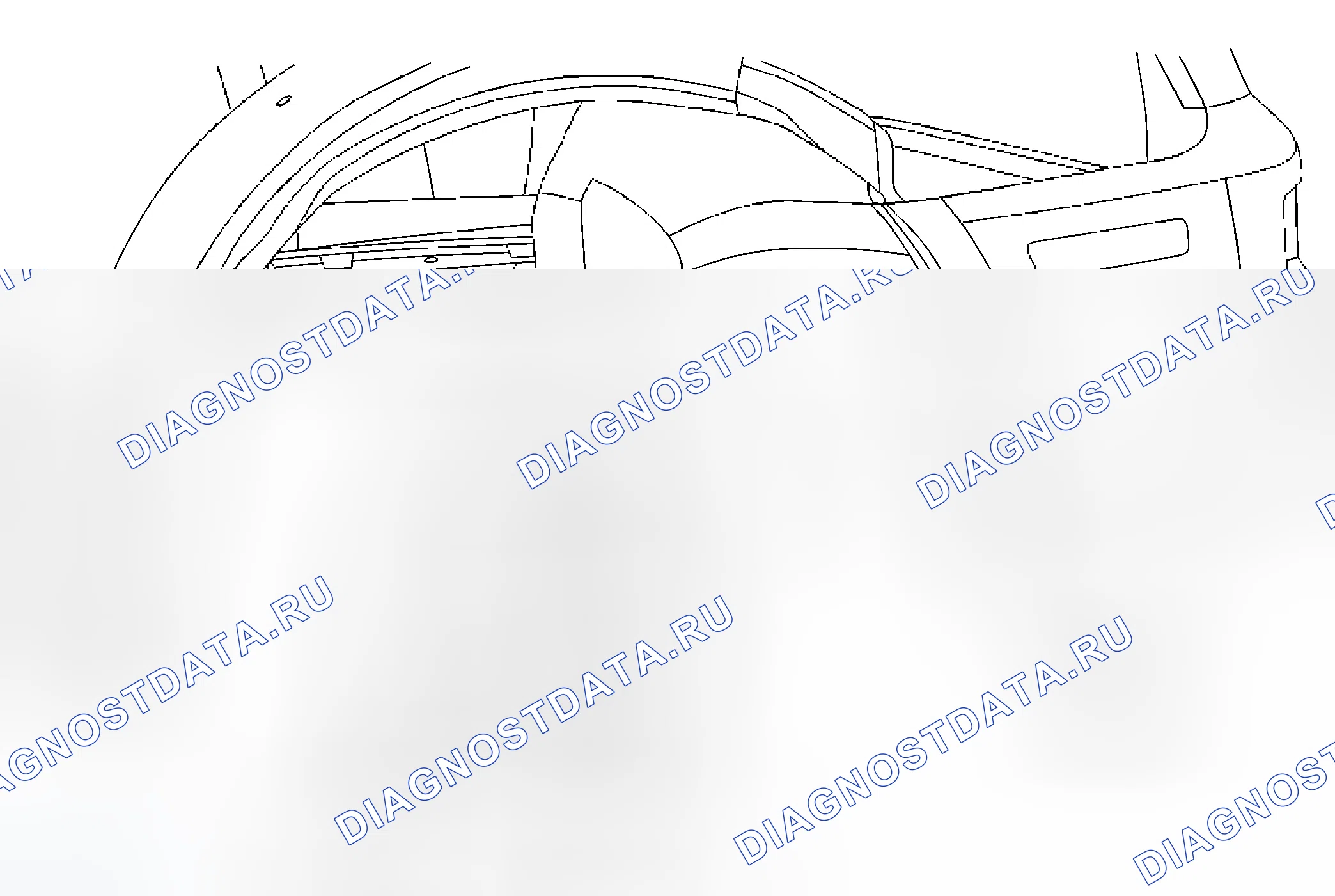 Рис. 4: Замена брызгозащитного экрана двигателя. Cadillac STS I рестайлинг