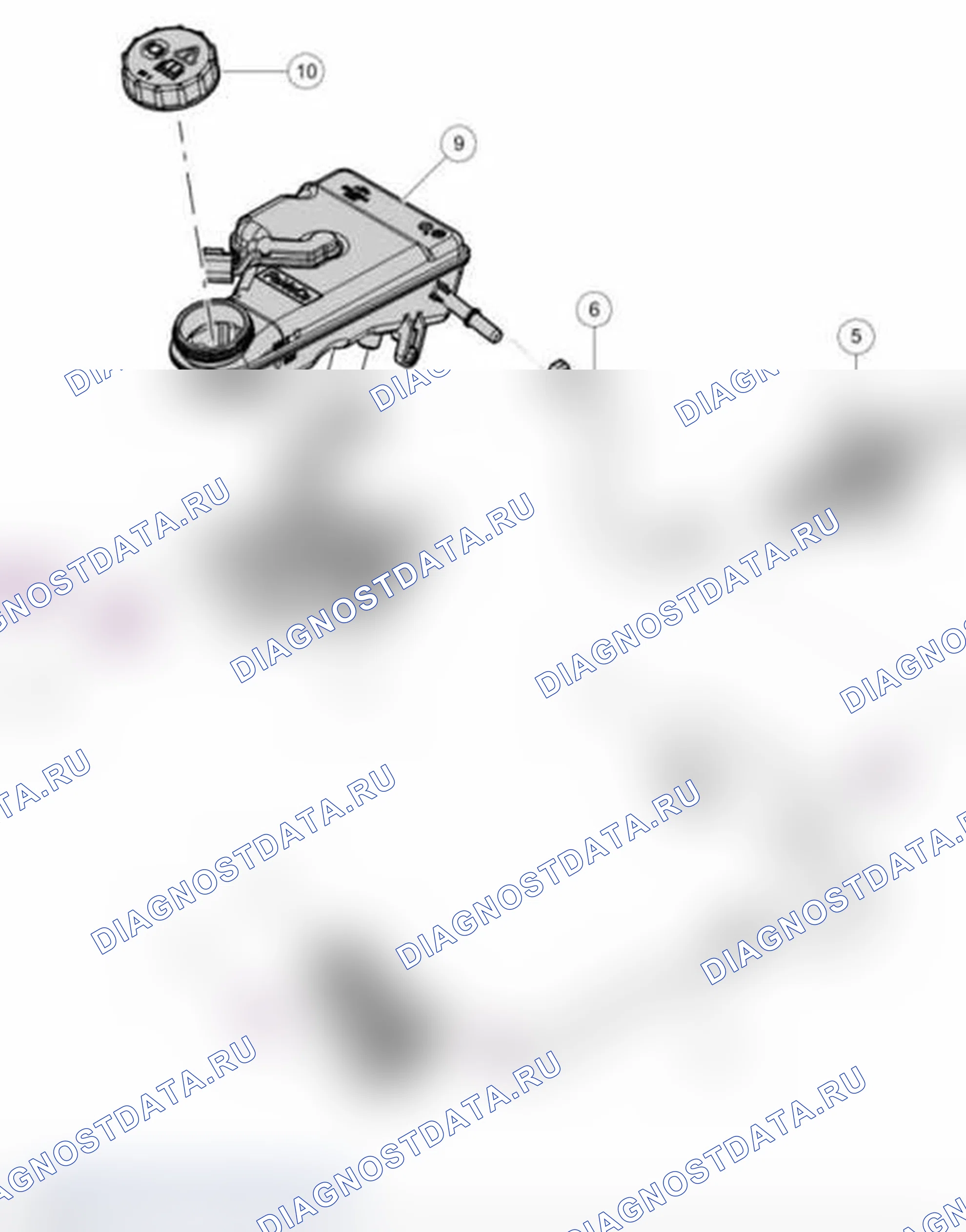 Рис. 16: Расположение компонентов. Ford Focus III