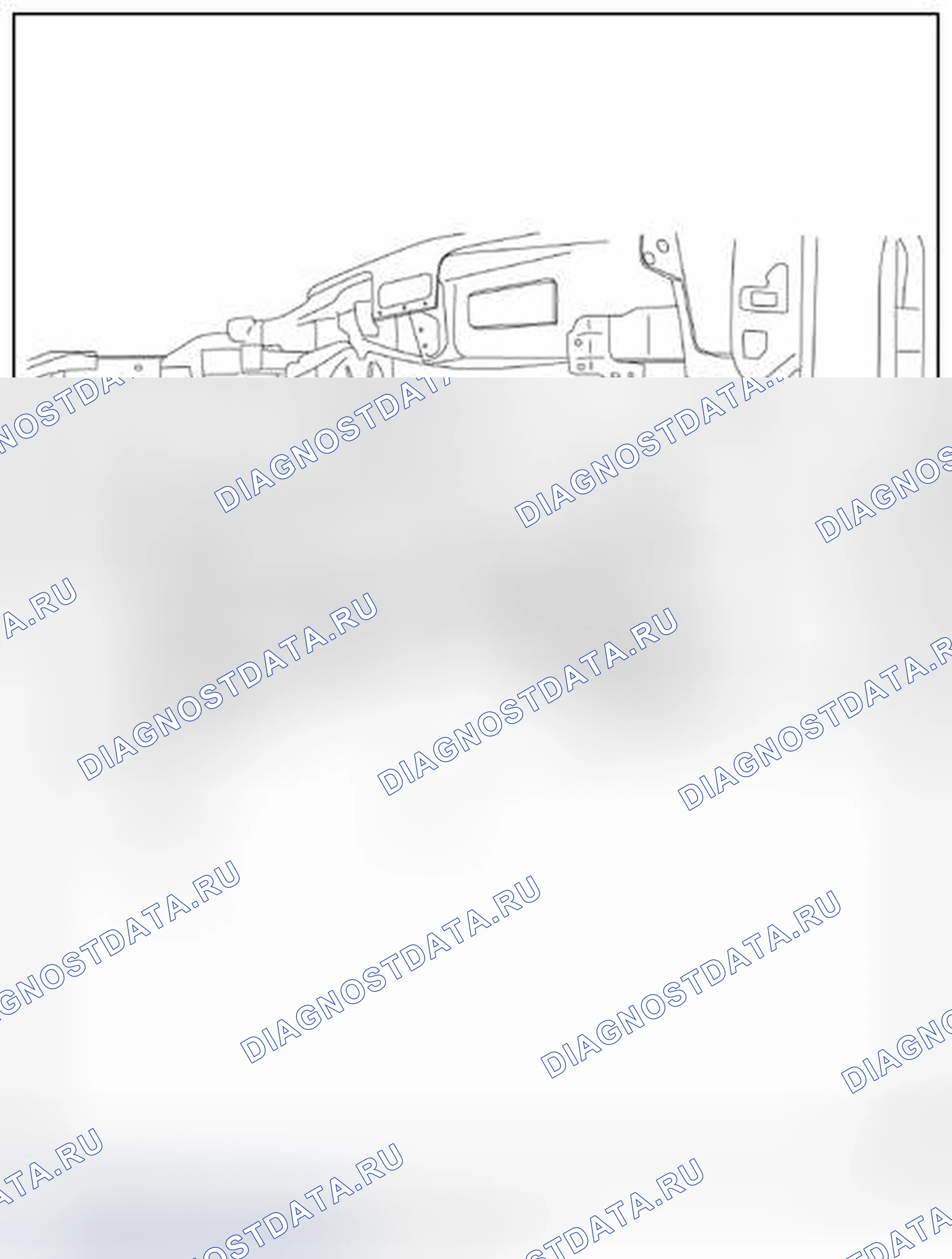 Рис. 210: Внешний элемент передней стороны. Nissan Rogue II