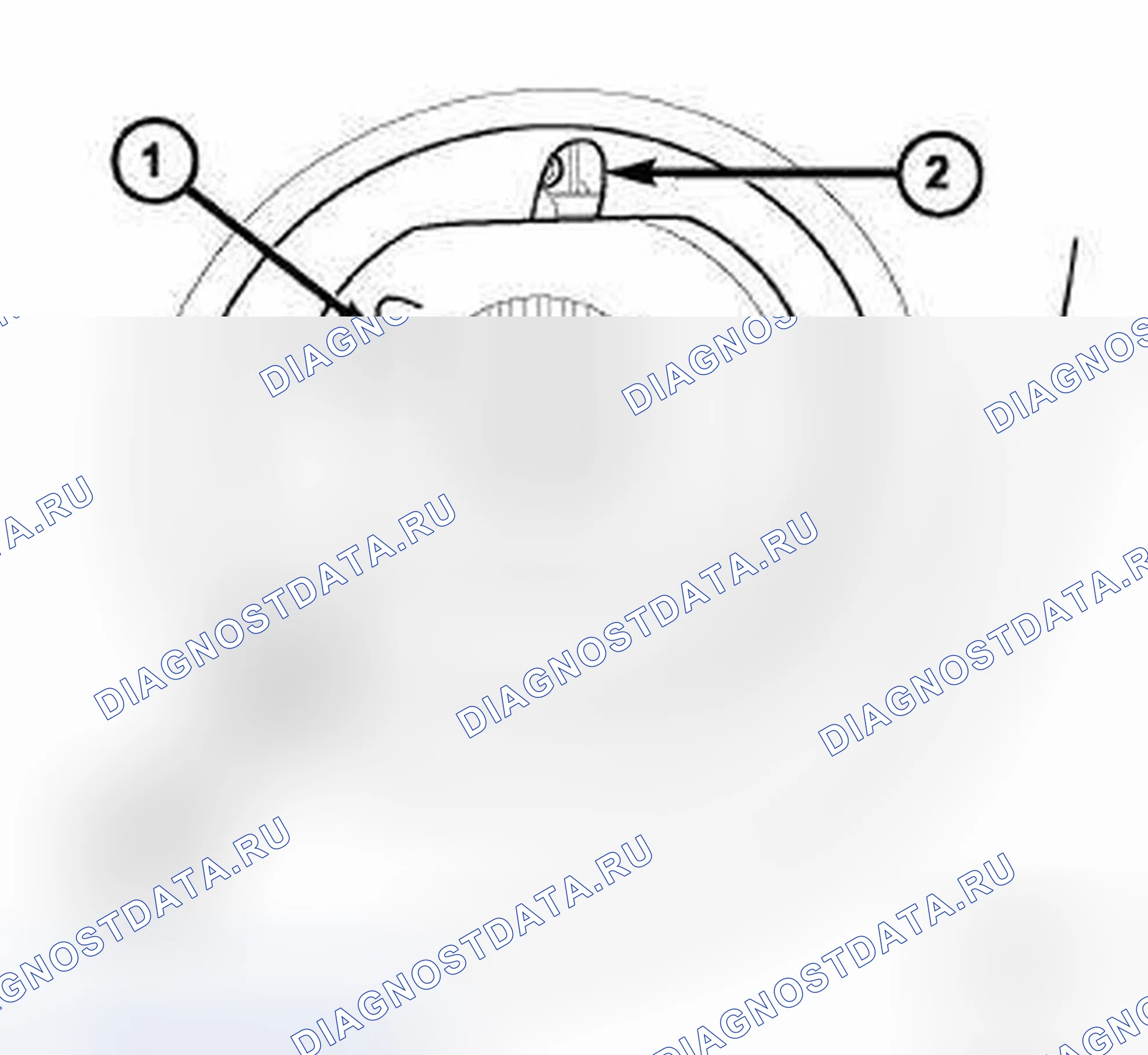 Рис. 7: РЕГУЛИРОВКА ПРОТИВОТУМАННЫХ ФАР. Dodge Challenger III
