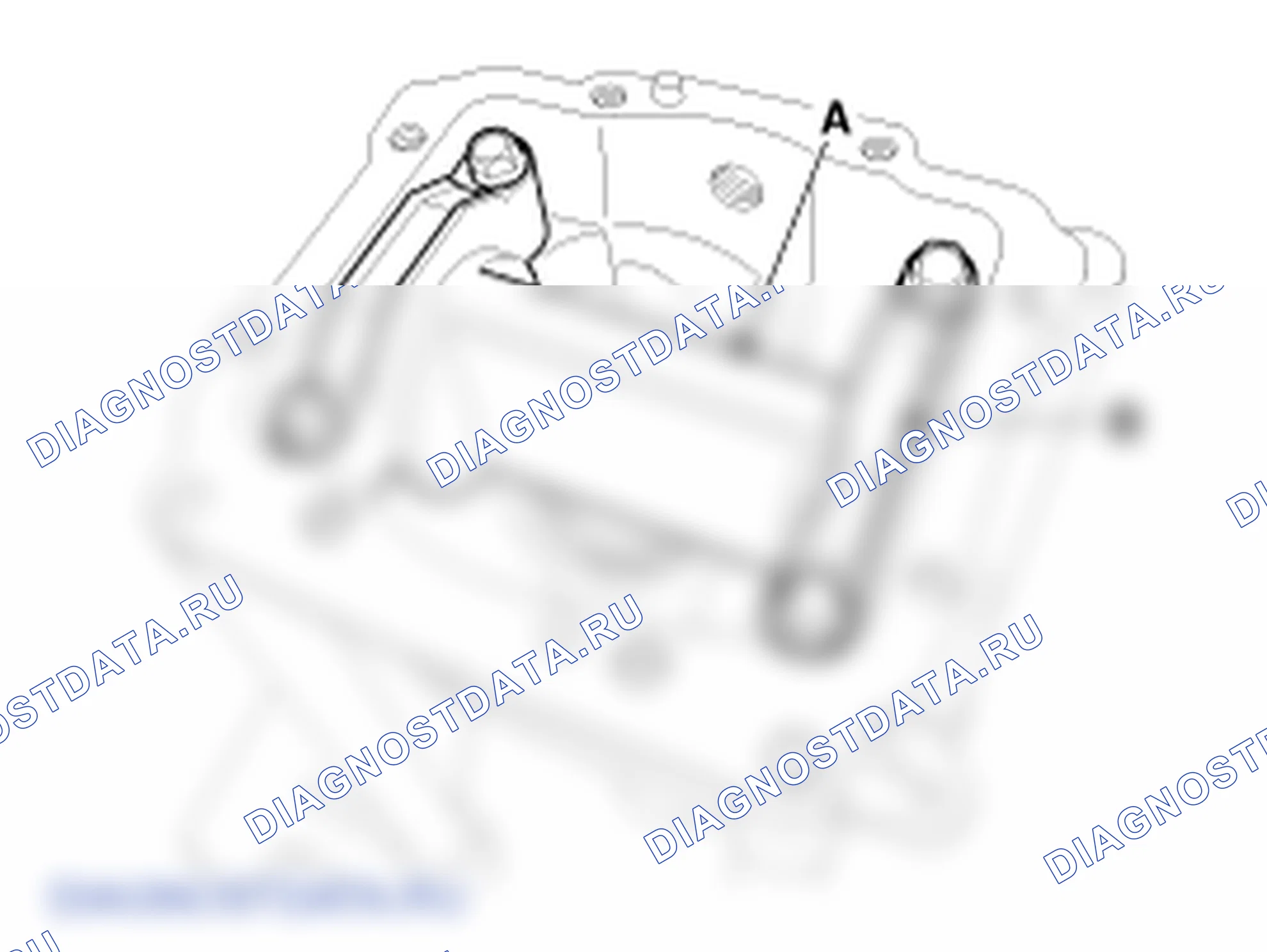 Сборка заднего держателя дифференциала. Hyundai ix35 EL