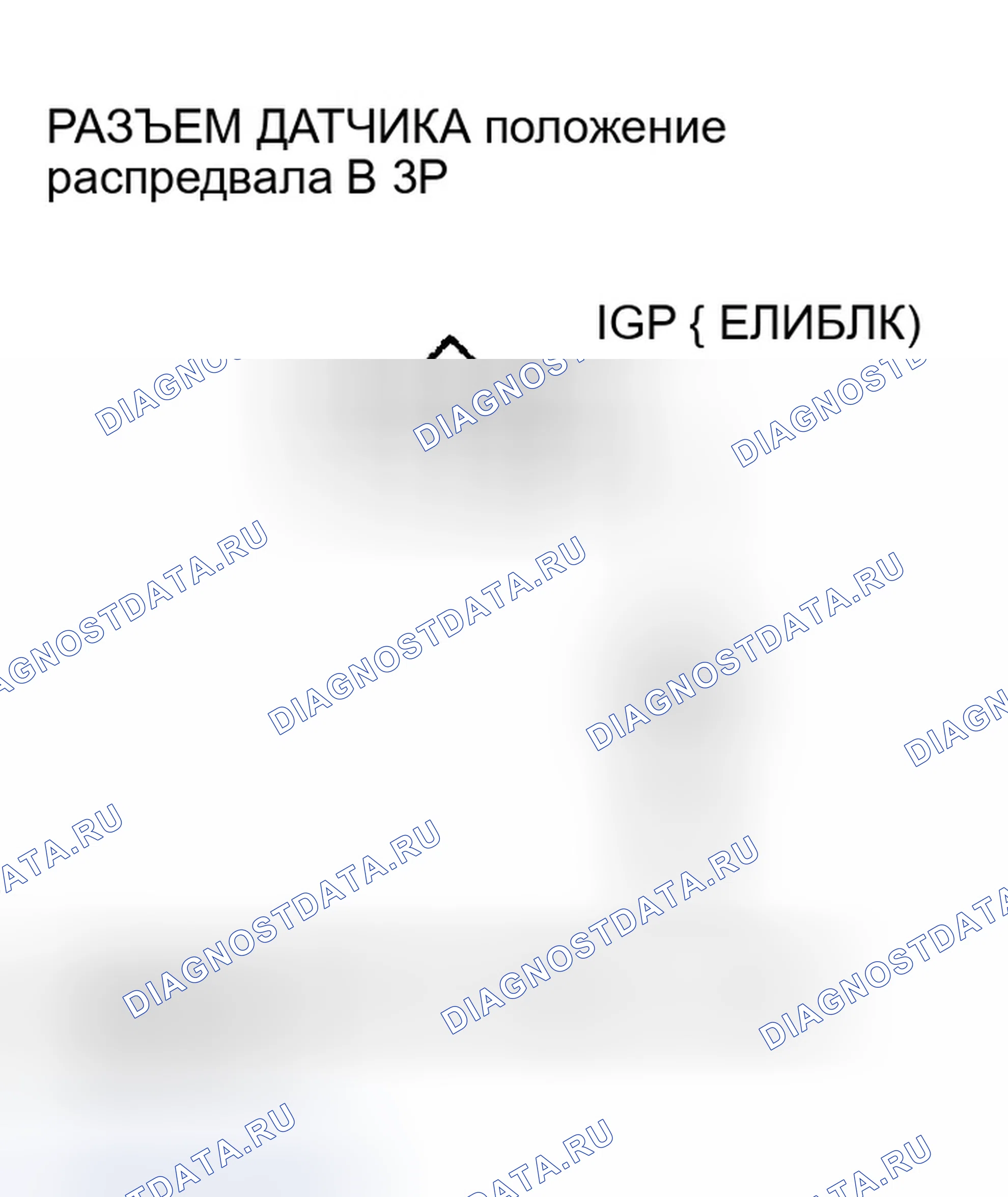 Рис. 136: расшифровка кода ошибки P0365: Датчик положение распредвала B Нет сигнала. Honda Element YH2