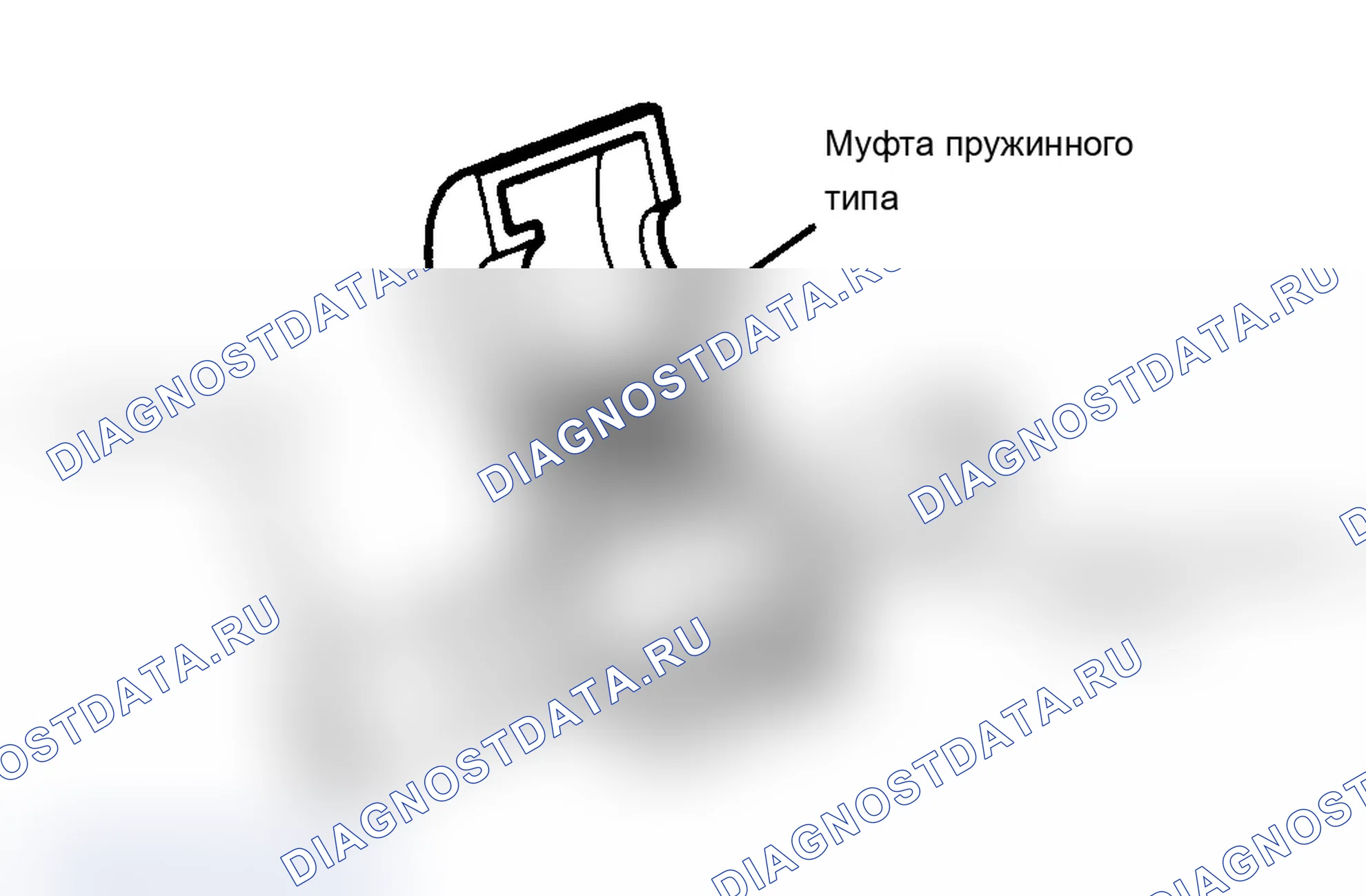Рис. 19: Установка муфты пружинного типа. Ford Cab & Chassis Ranger 