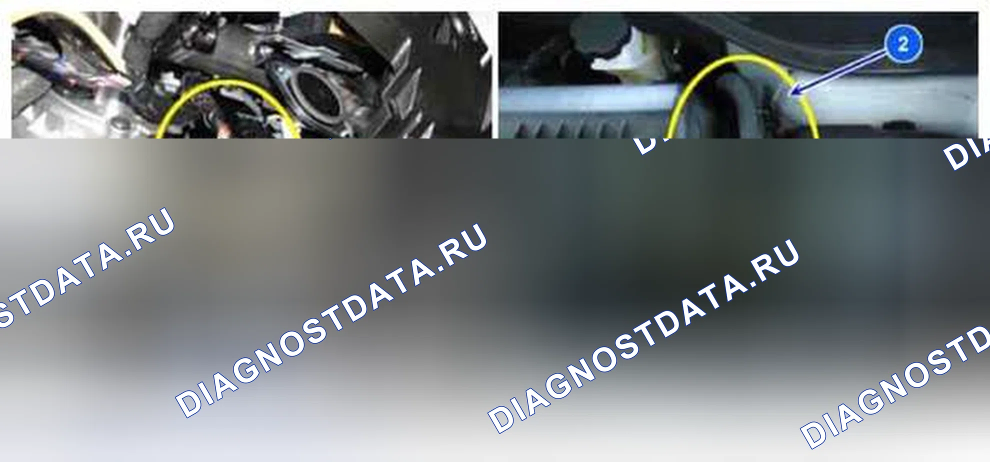 Рис. 212: Расположение компонентов. Hyundai Santa Fe III