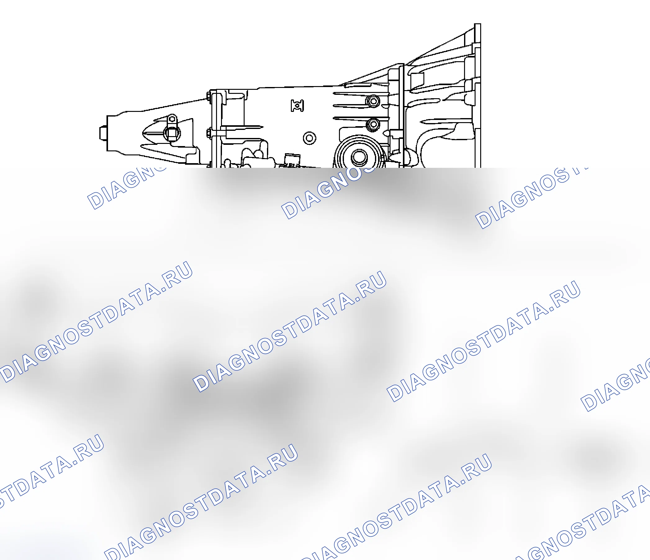 Рис. 192: Идентификационная информация передачи. Chevrolet Chevy Express H1500 