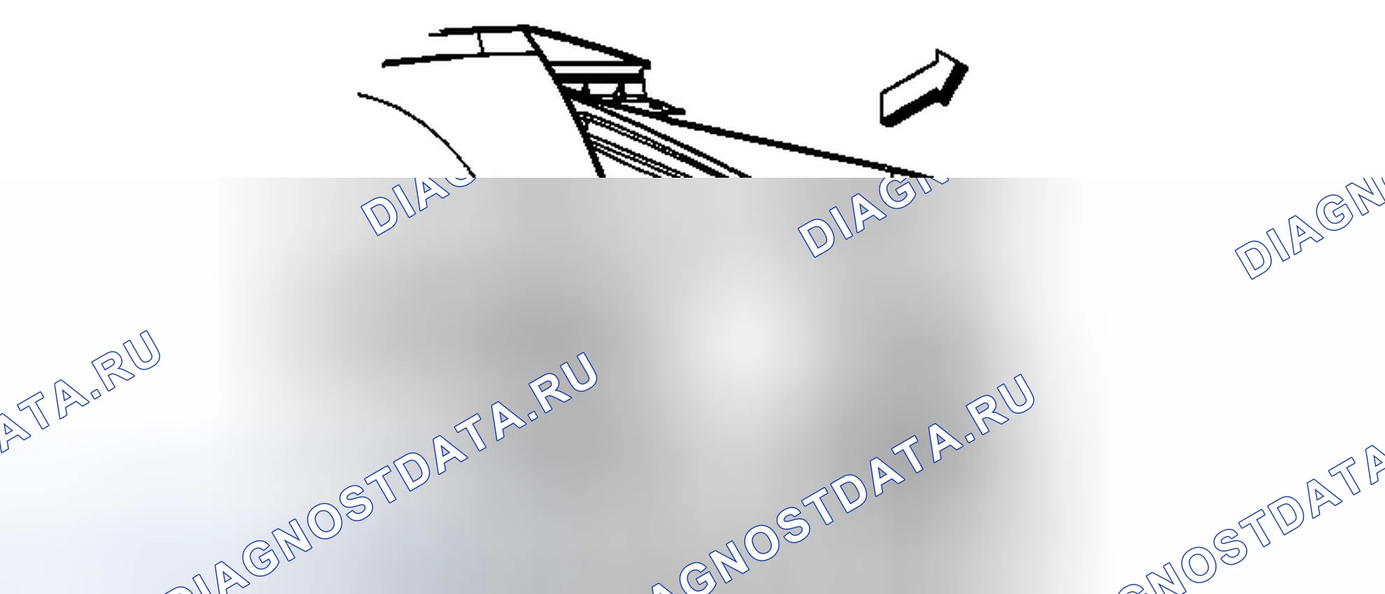 Рис. 2: Замена ресивера индикатора давления в шинах (RPO UH3). Cadillac CTS II