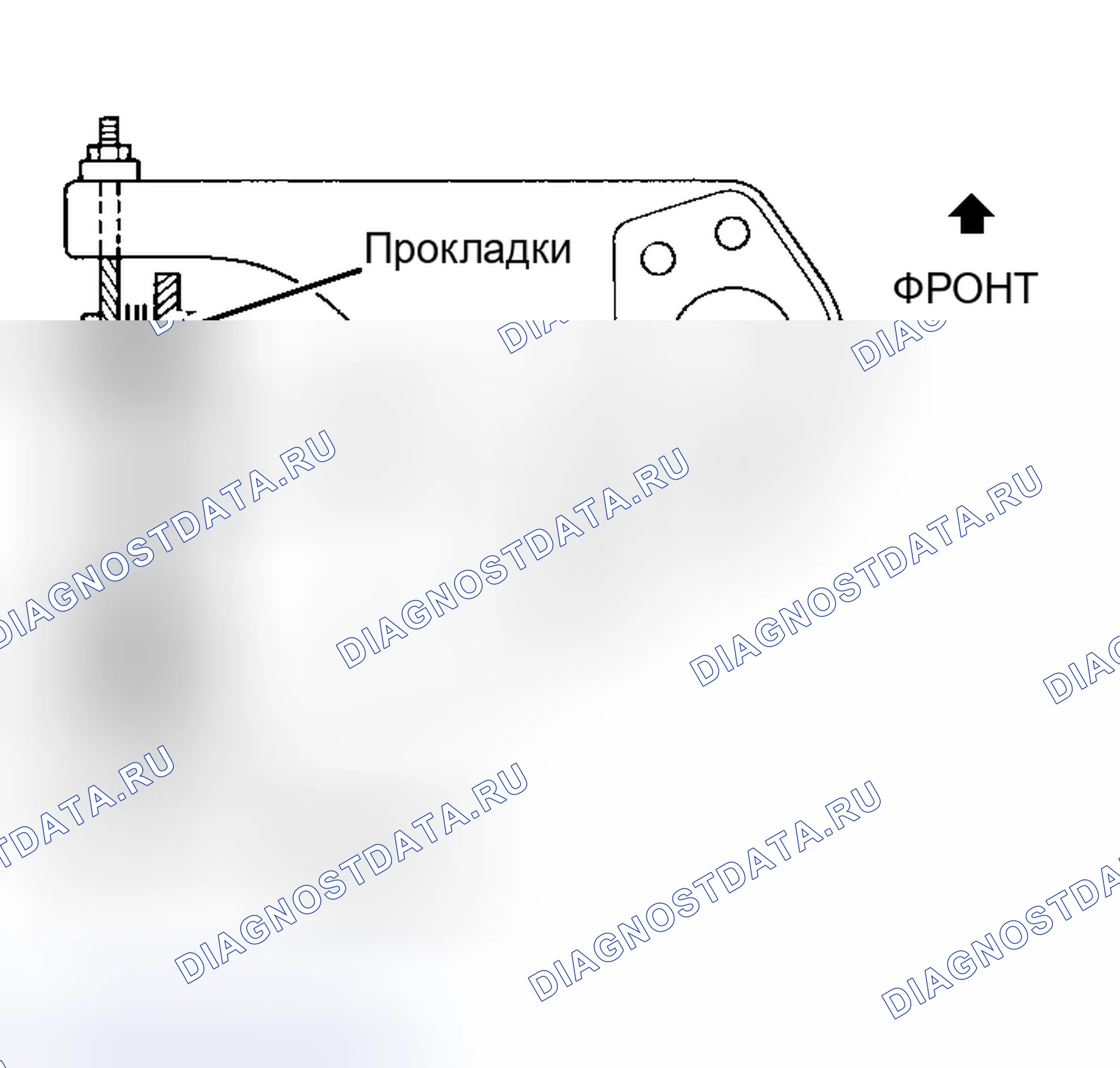 Рис. 3: РЕГУЛИРОВКА РАЗВАЛА ЦИЛИНДРОВ. Isuzu Amigo I