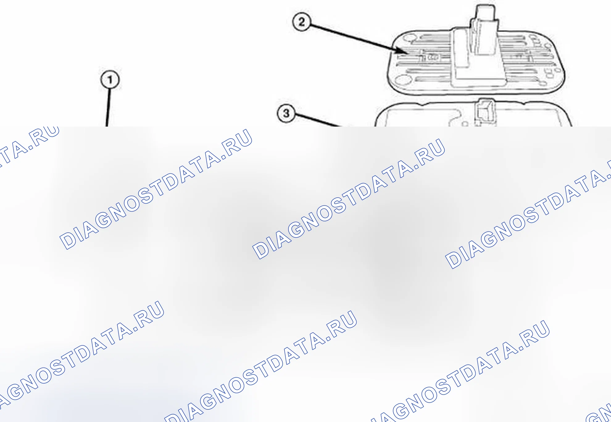 Рис. 91: ДЕМОНТАЖ. Chrysler Town & Country V рестайлинг