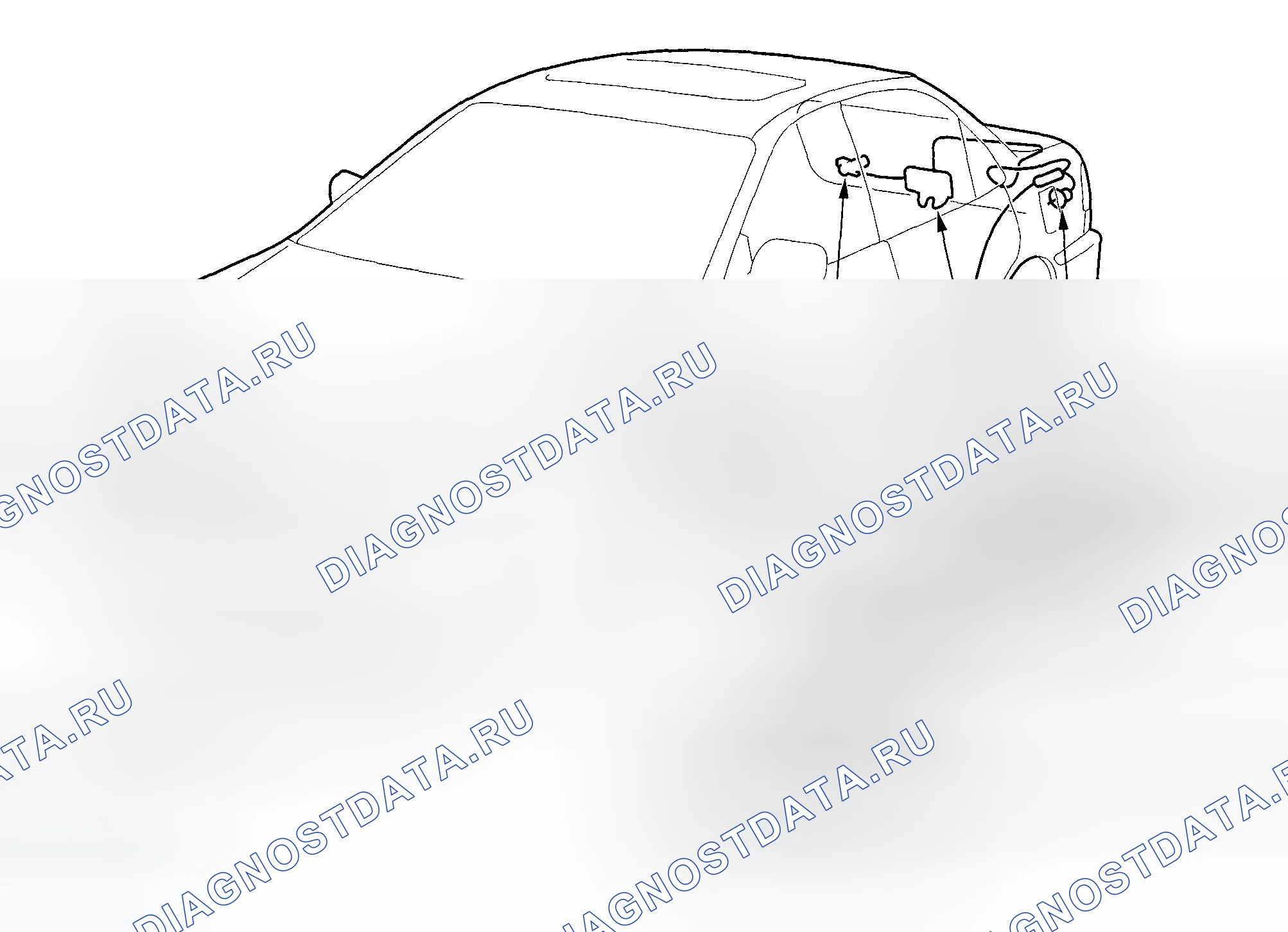 Рис. 48: Индекс расположения компонентов. Honda Accord VI