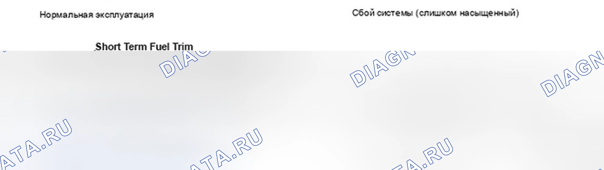 Рис. 237: расшифровка кода ошибки P0172: Топливная система слишком богата. Honda Element YH2 рестайлинг 2