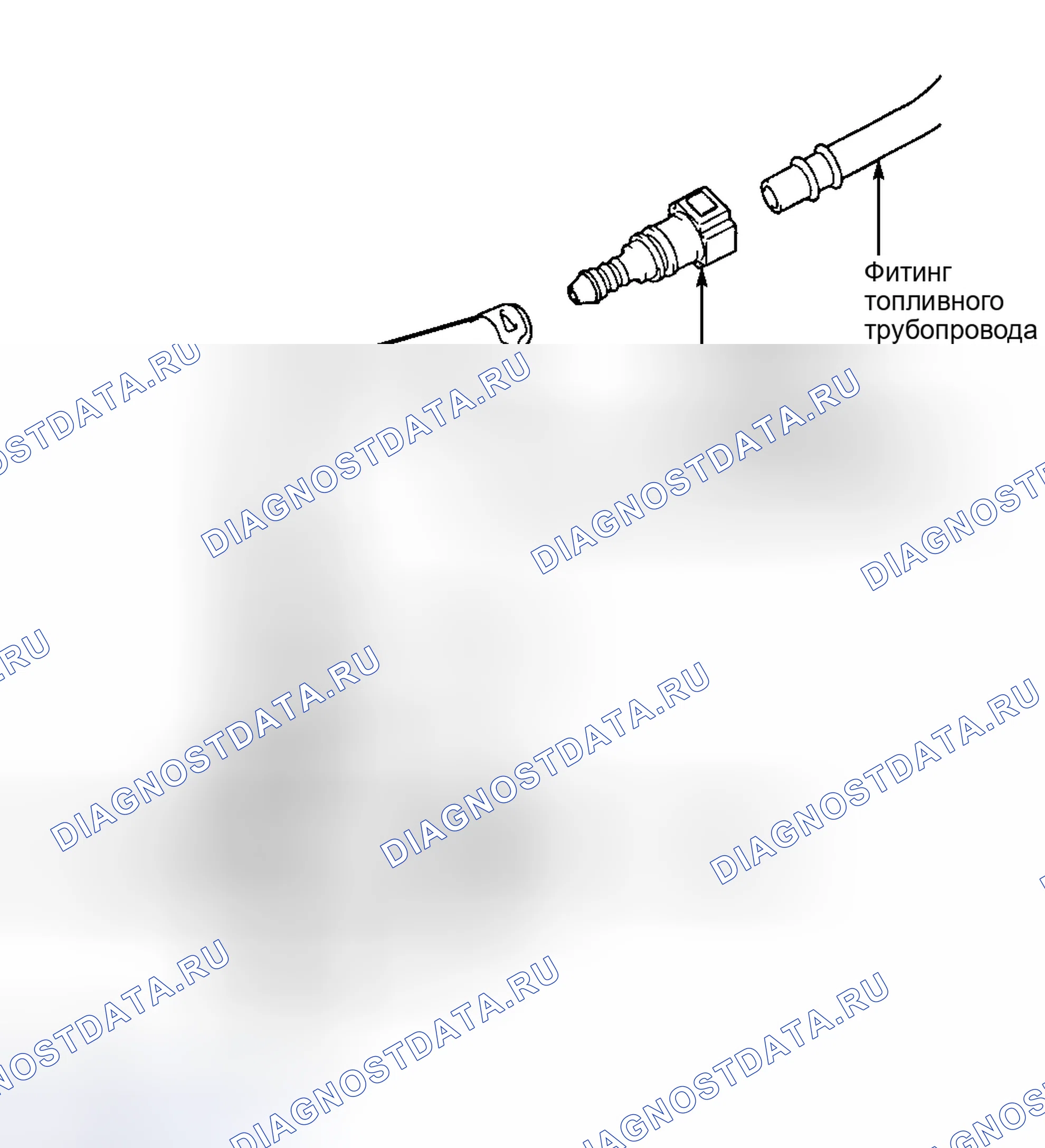 Рис. 371: Топливные форсунки (Camry и Highlander). Toyota Highlander I
