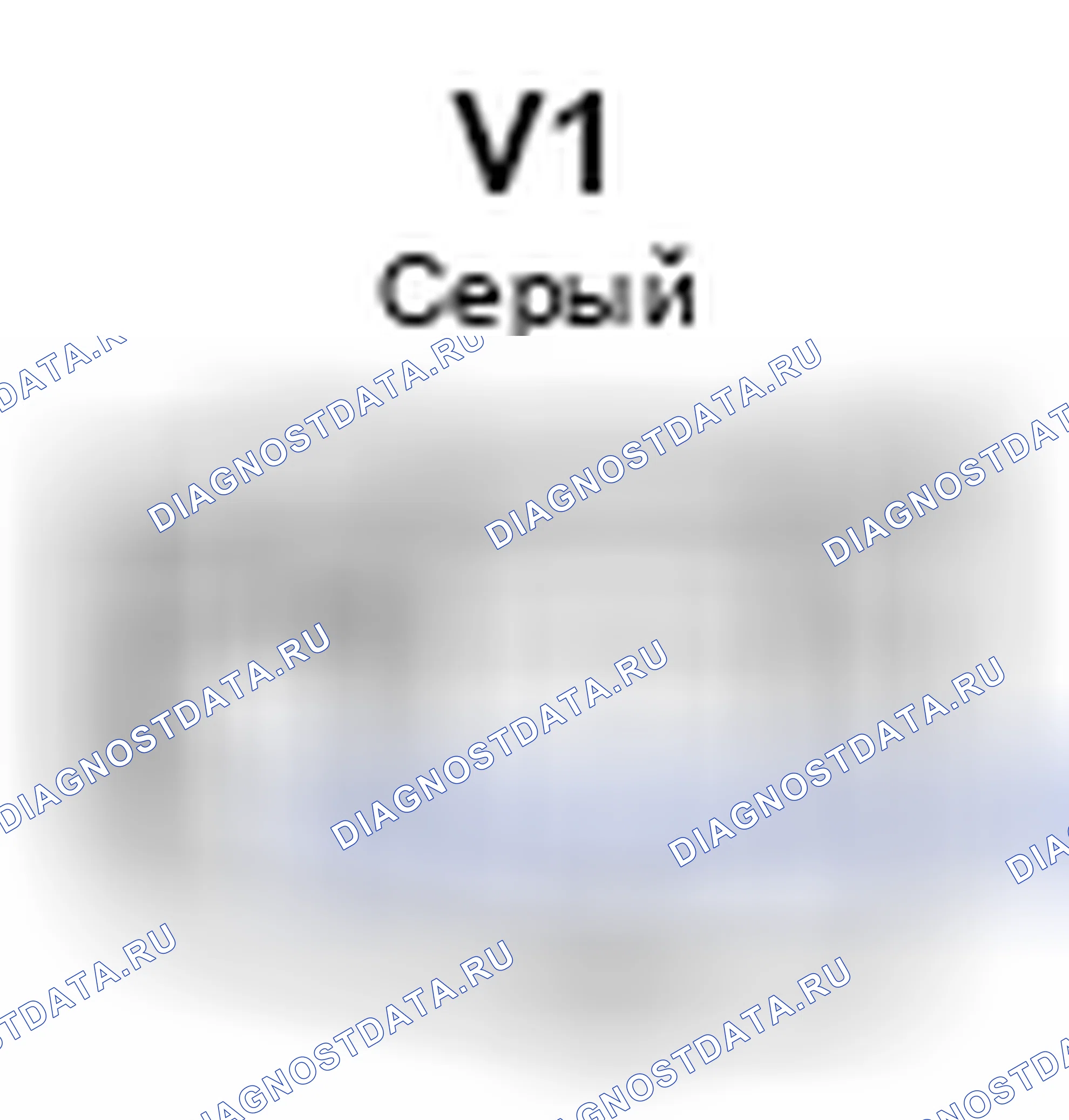 Рис. 1359: Вид с торца разъема датчика контроля детонации (блок 2) (V1). Toyota Camry XV40